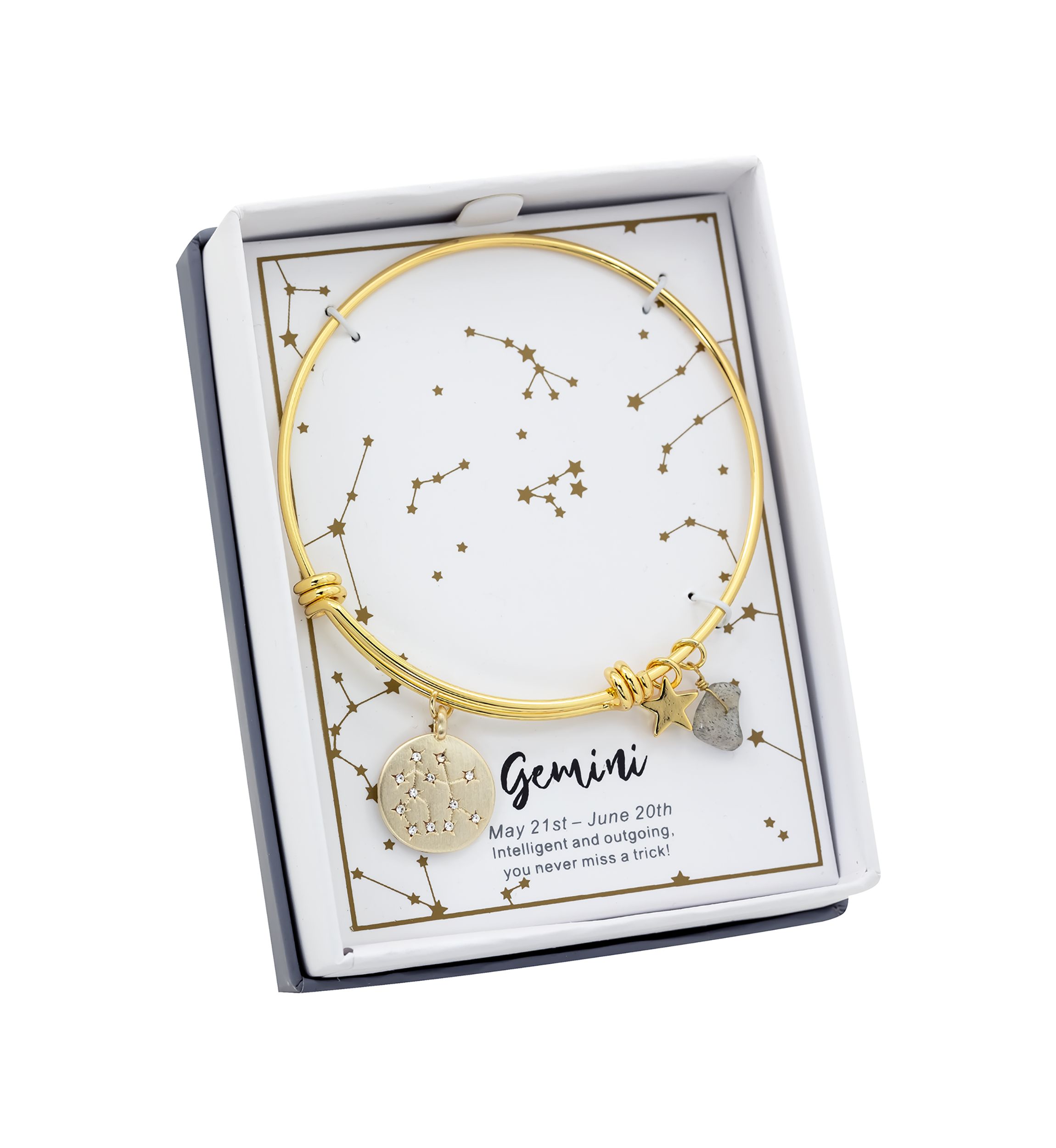  Zodiac Adjustable Boxed Bracelet 