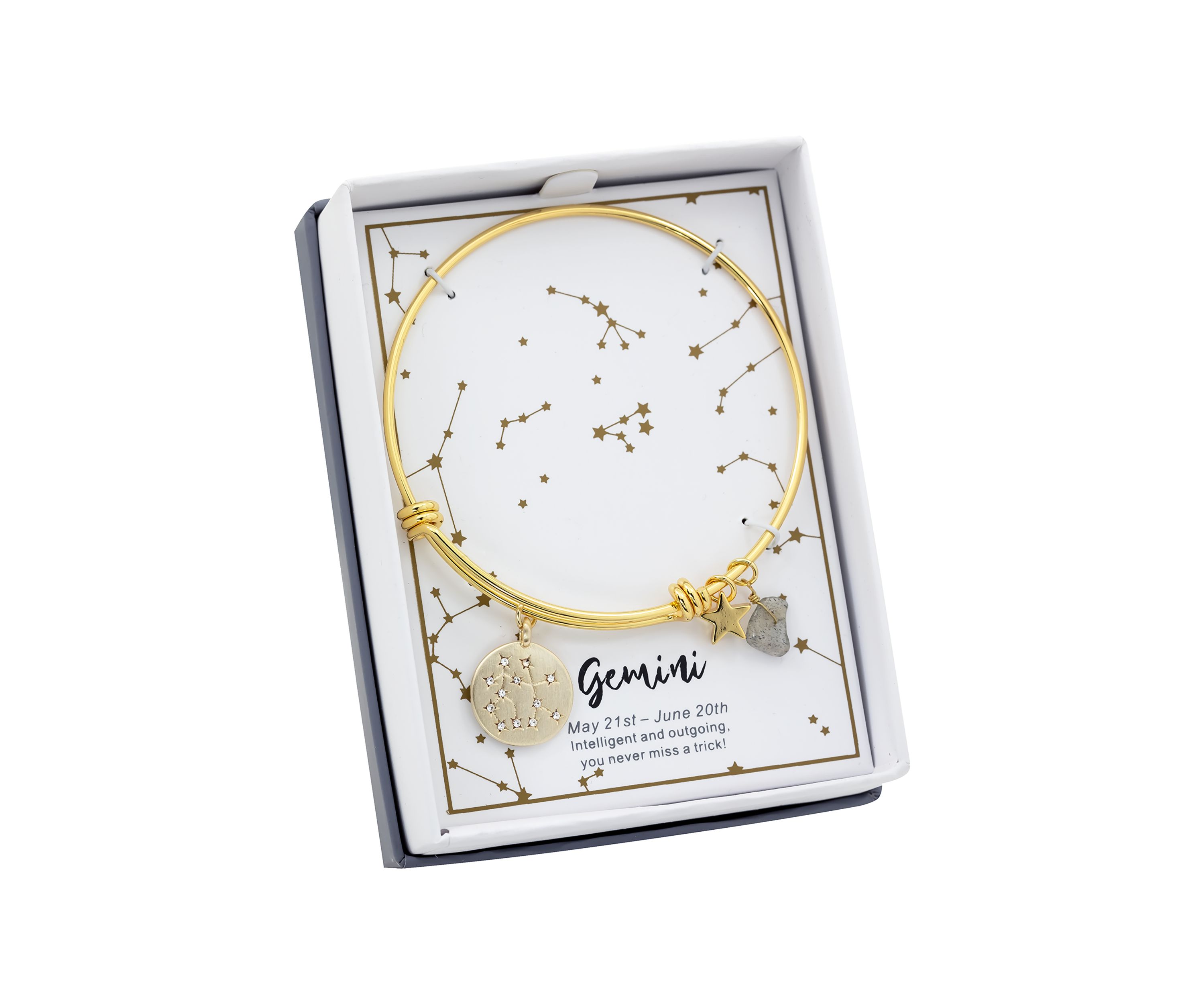 Zodiac Adjustable Boxed Bracelet 