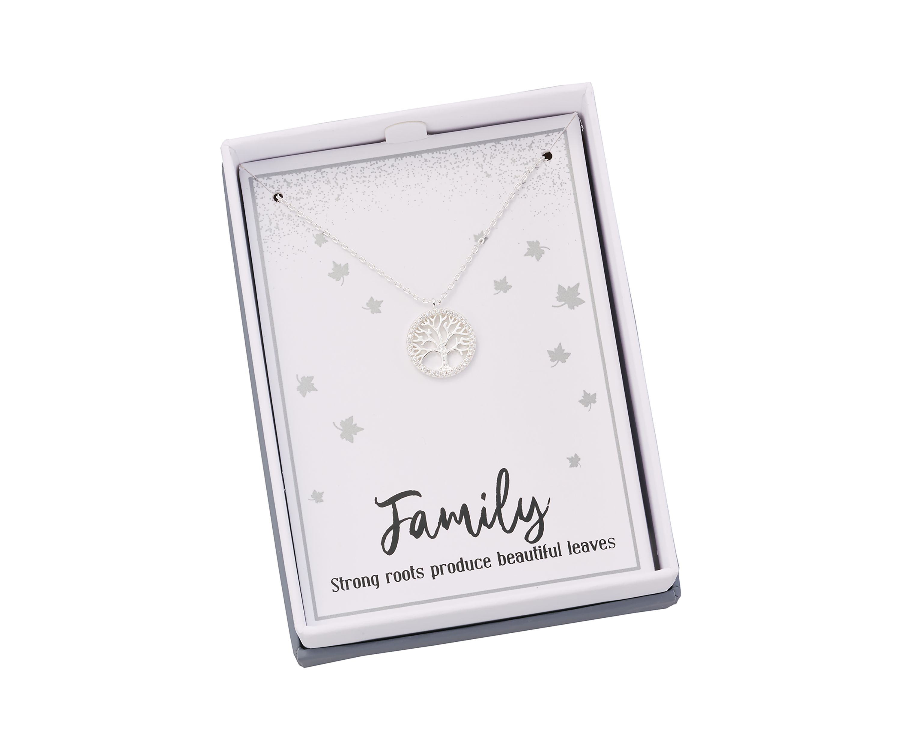  Boxed Silver Tone Tree of Life Pendant Necklace 