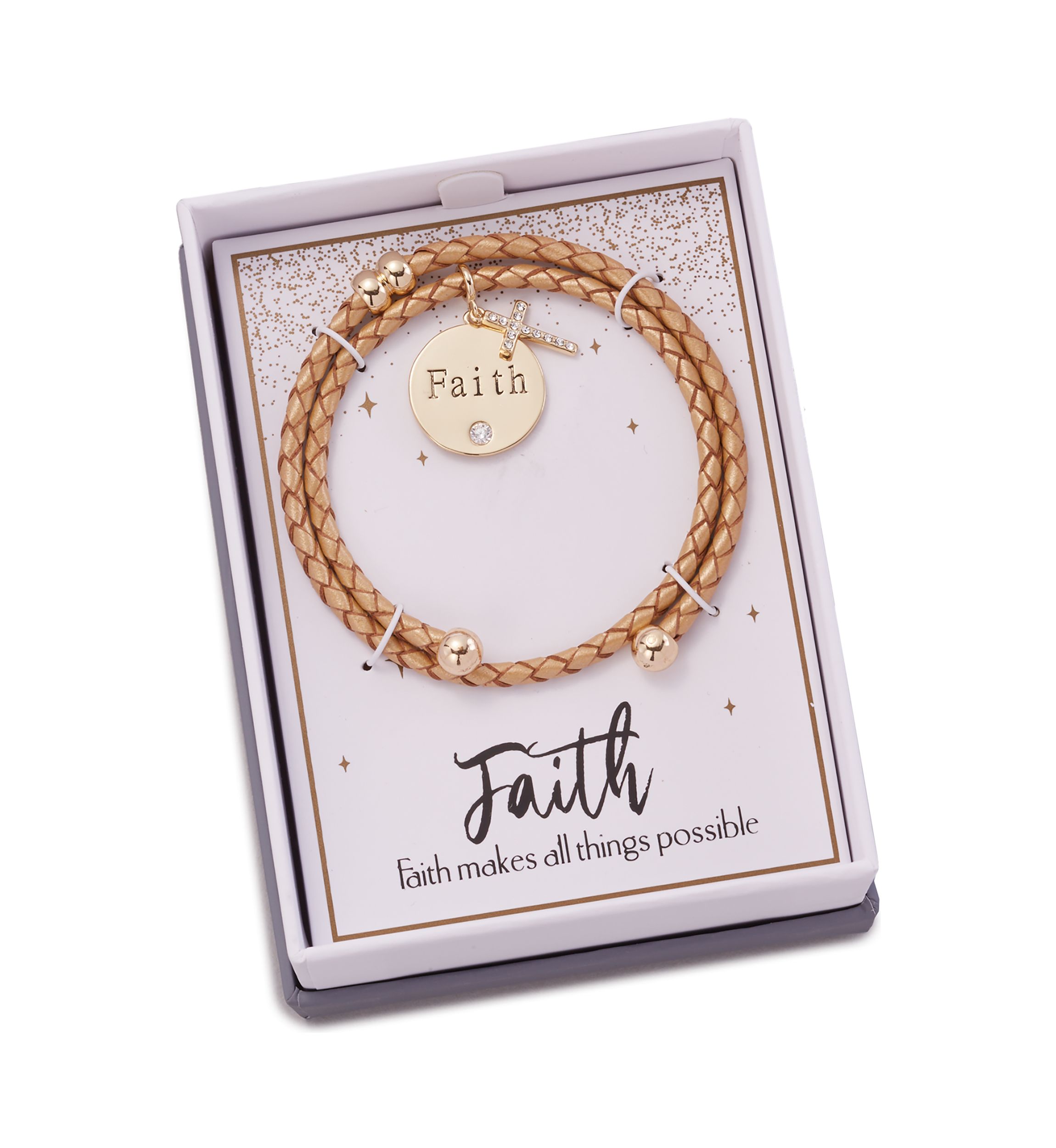 Faith Charm Bracelet