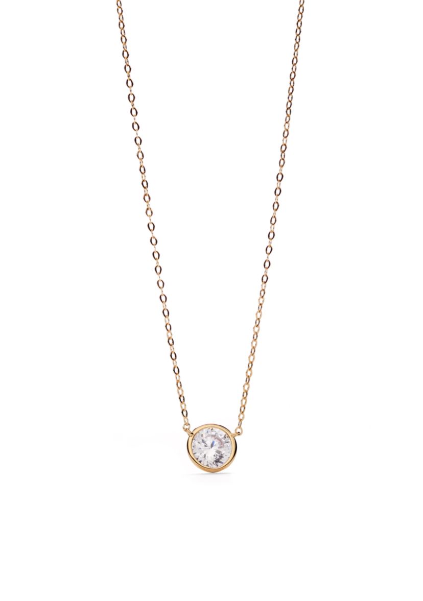 Gold-Tone Pendant Necklace