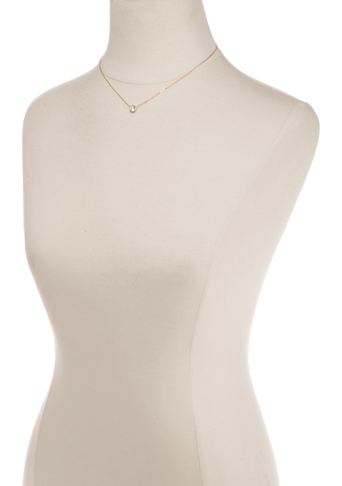 Gold-Tone Pendant Necklace