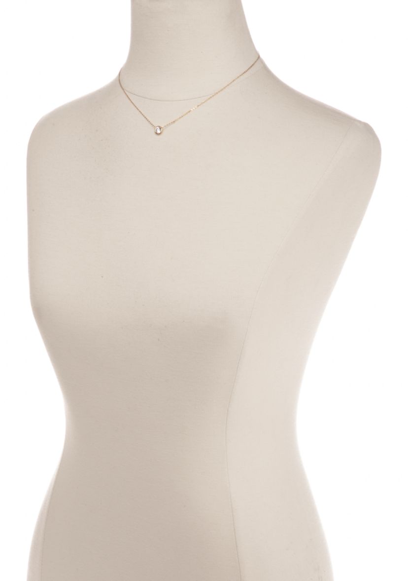 Gold-Tone Pendant Necklace