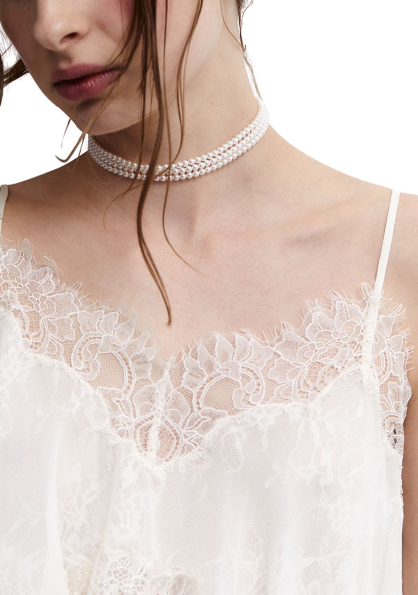 Nadri Lab Grown Madrid Triple Strand 4 MM Pearl Choker | Belk