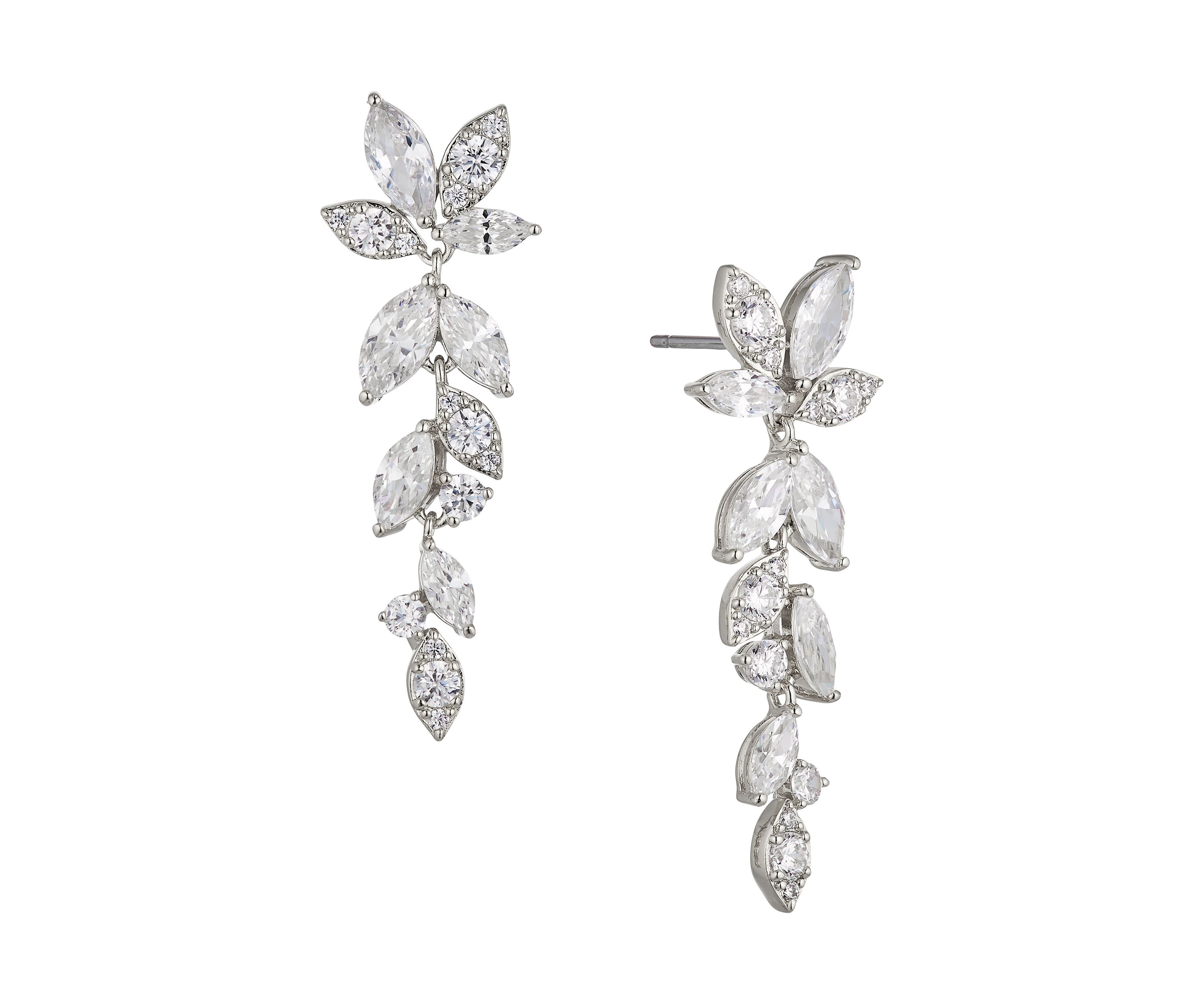 Cluster Linear Earrings
