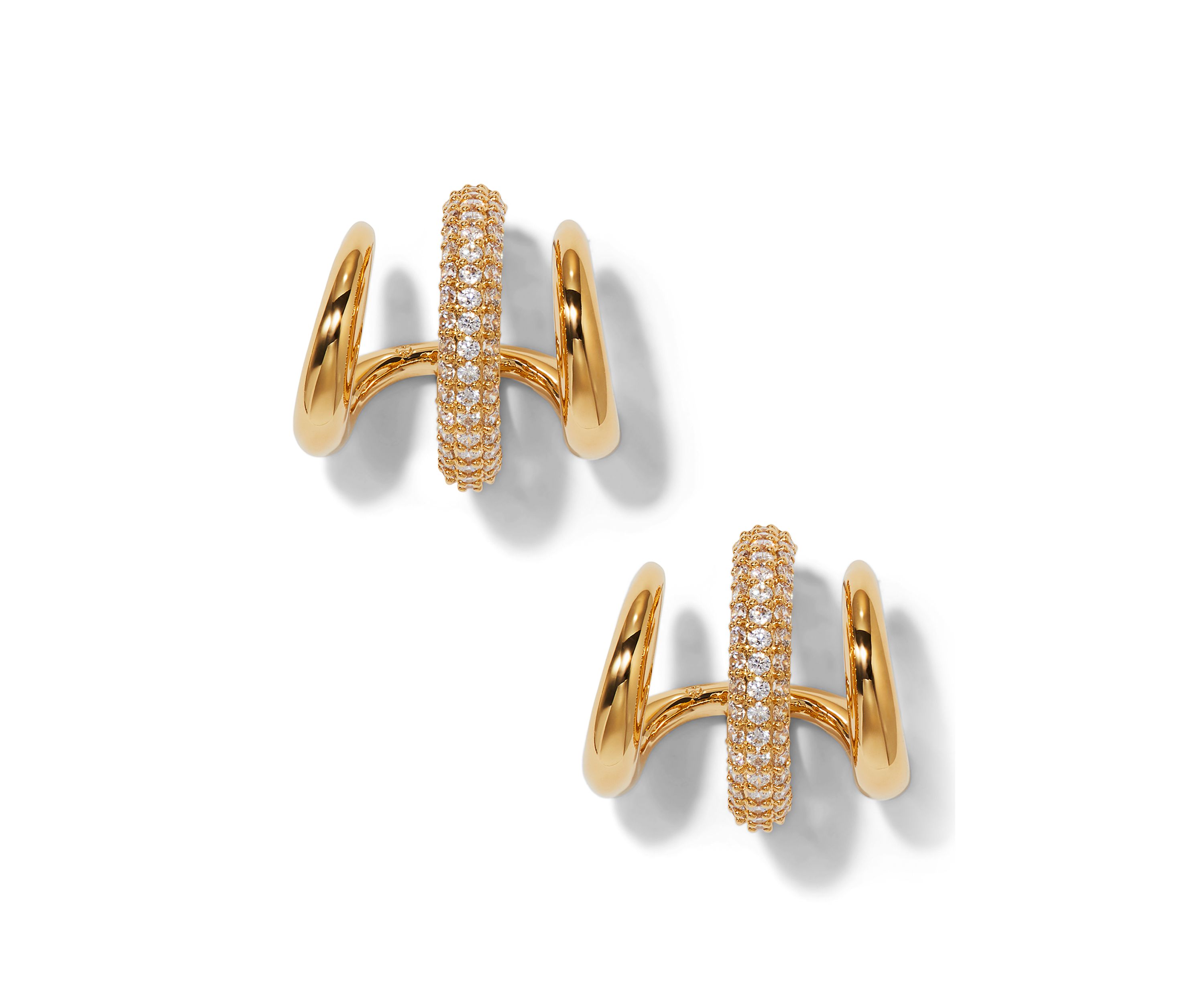 Alma Illusion Hoop Earrings