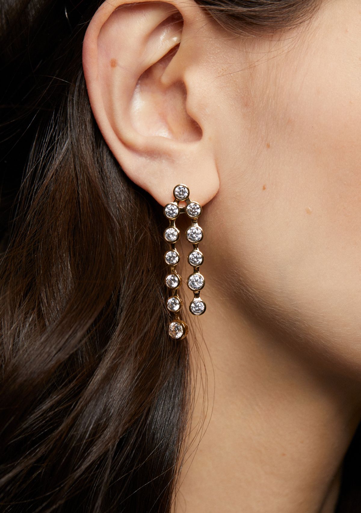 Brooklyn Double Linear Earrings