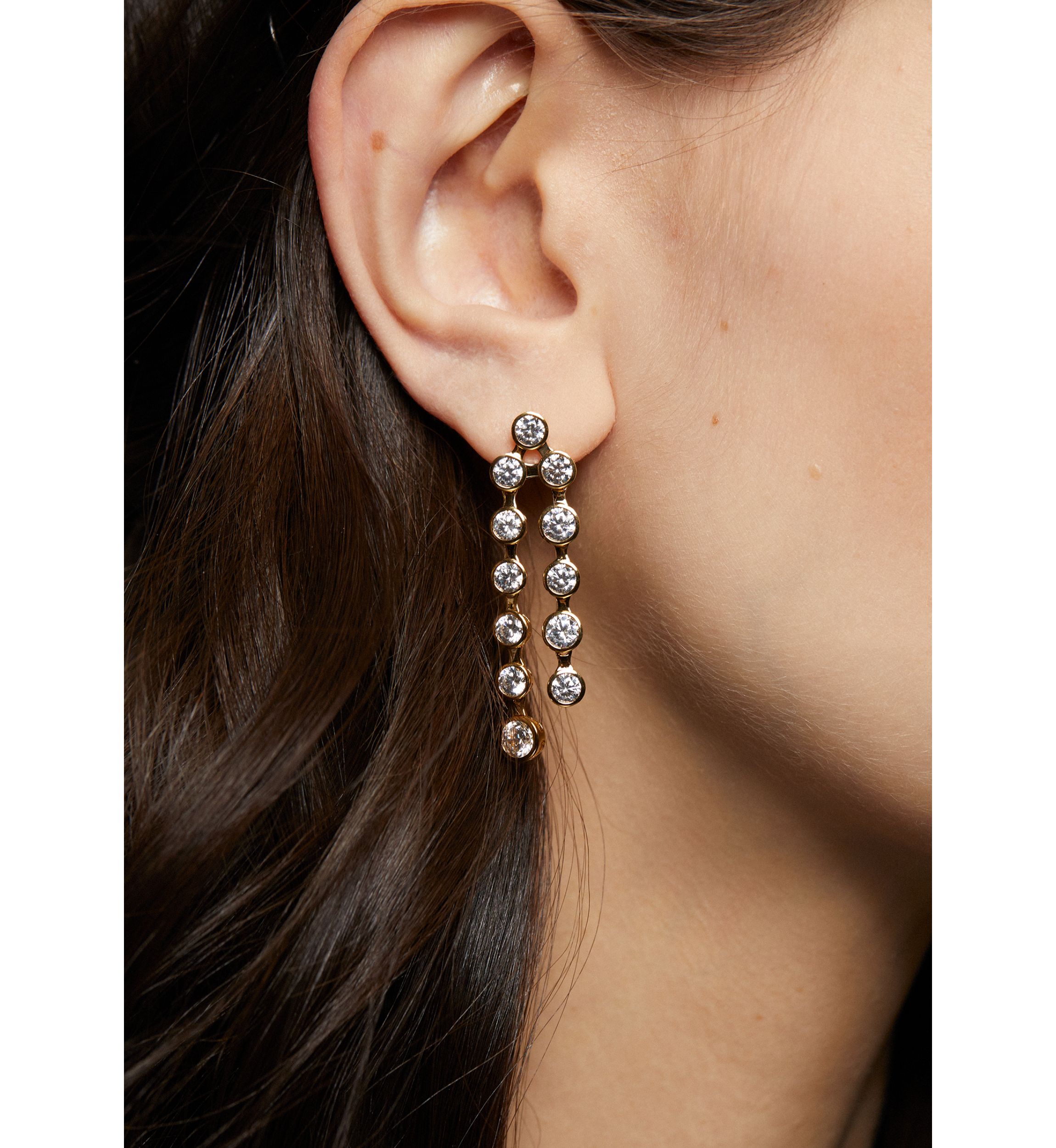 Brooklyn Double Linear Earrings