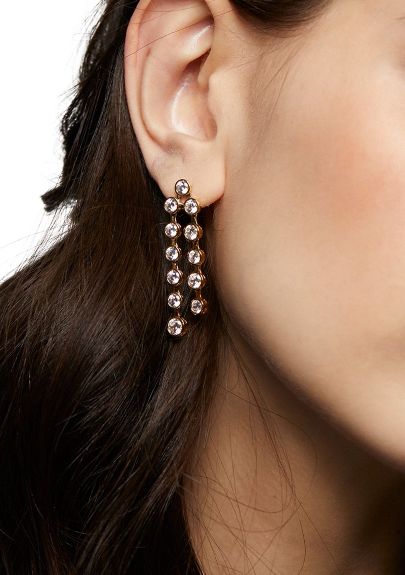 Brooklyn Double Linear Earrings