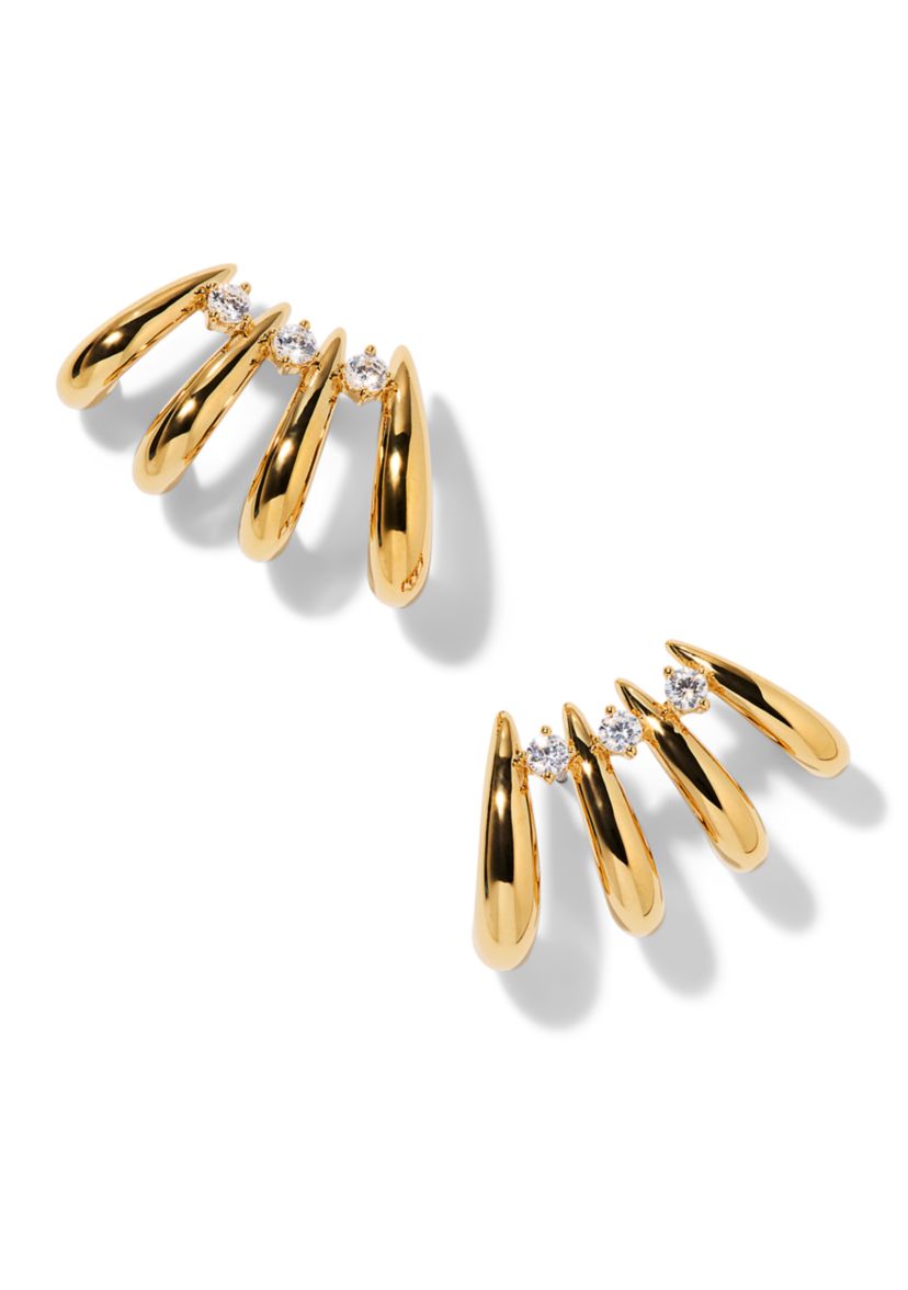 Pisa Multi-Hoop Climber Earrings