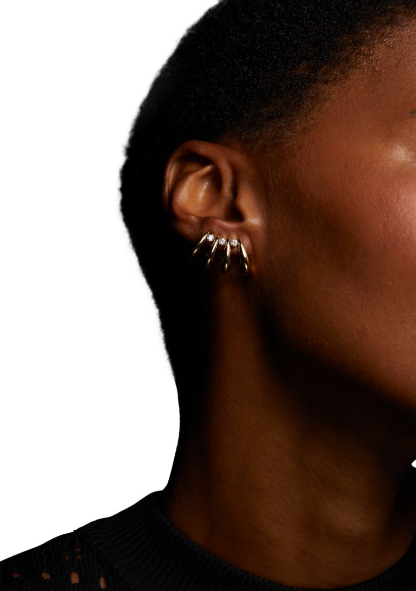 Pisa Multi-Hoop Climber Earrings