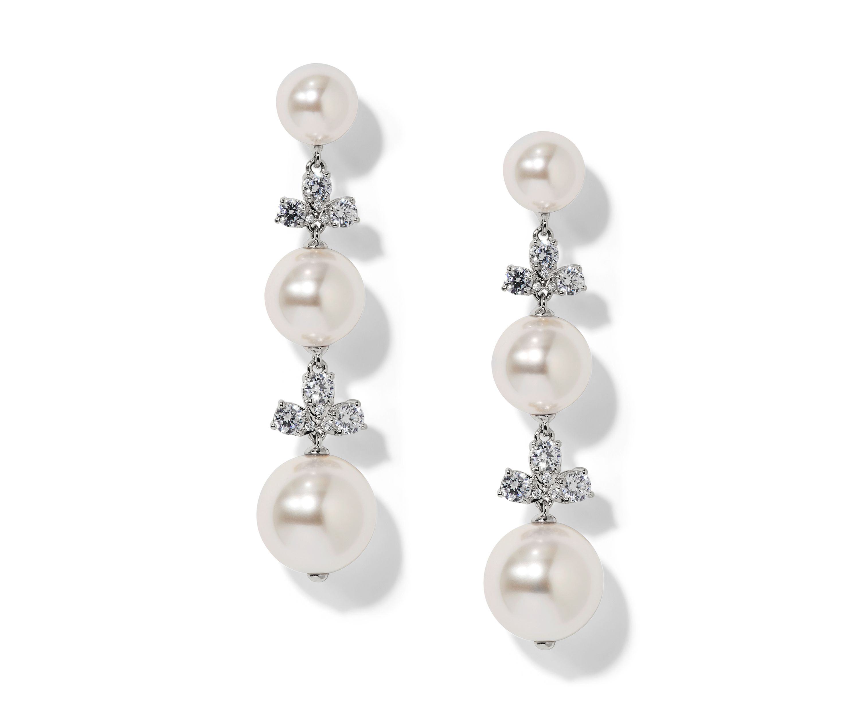 Venus Pearl Linear Earrings