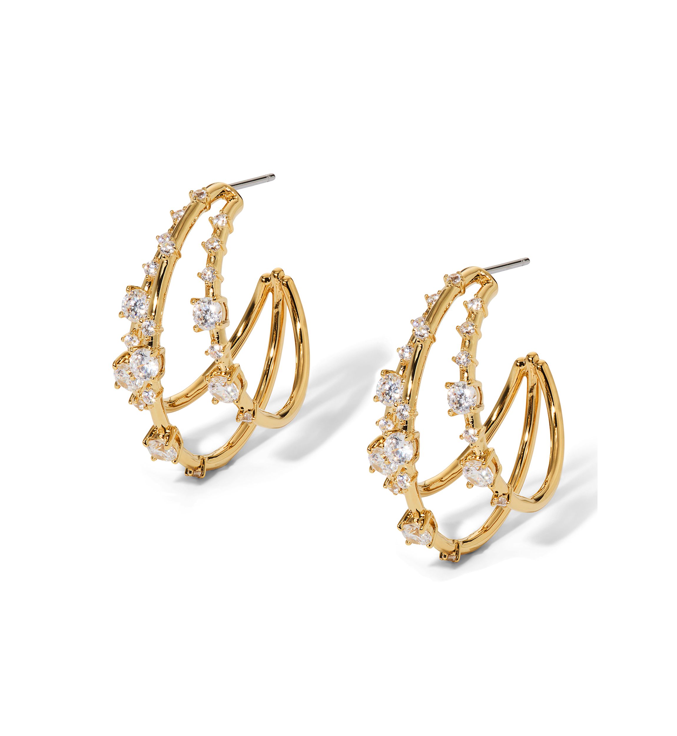 Everleigh Multi-Cage Hoop Earrings