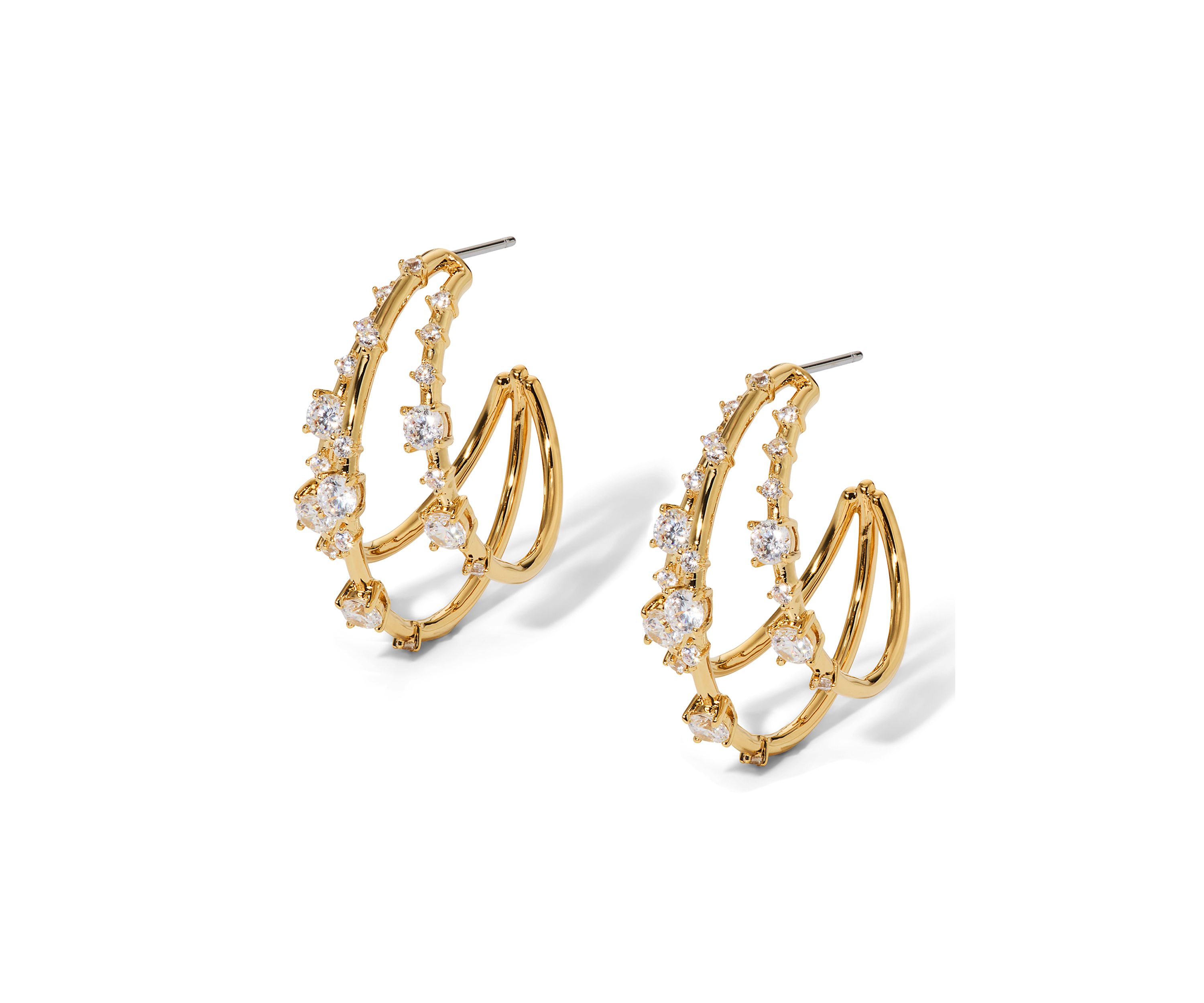 Everleigh Multi-Cage Hoop Earrings