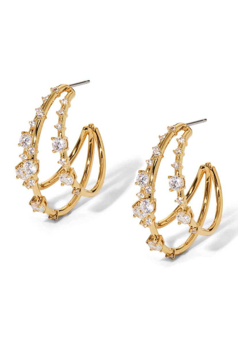 Everleigh Multi-Cage Hoop Earrings