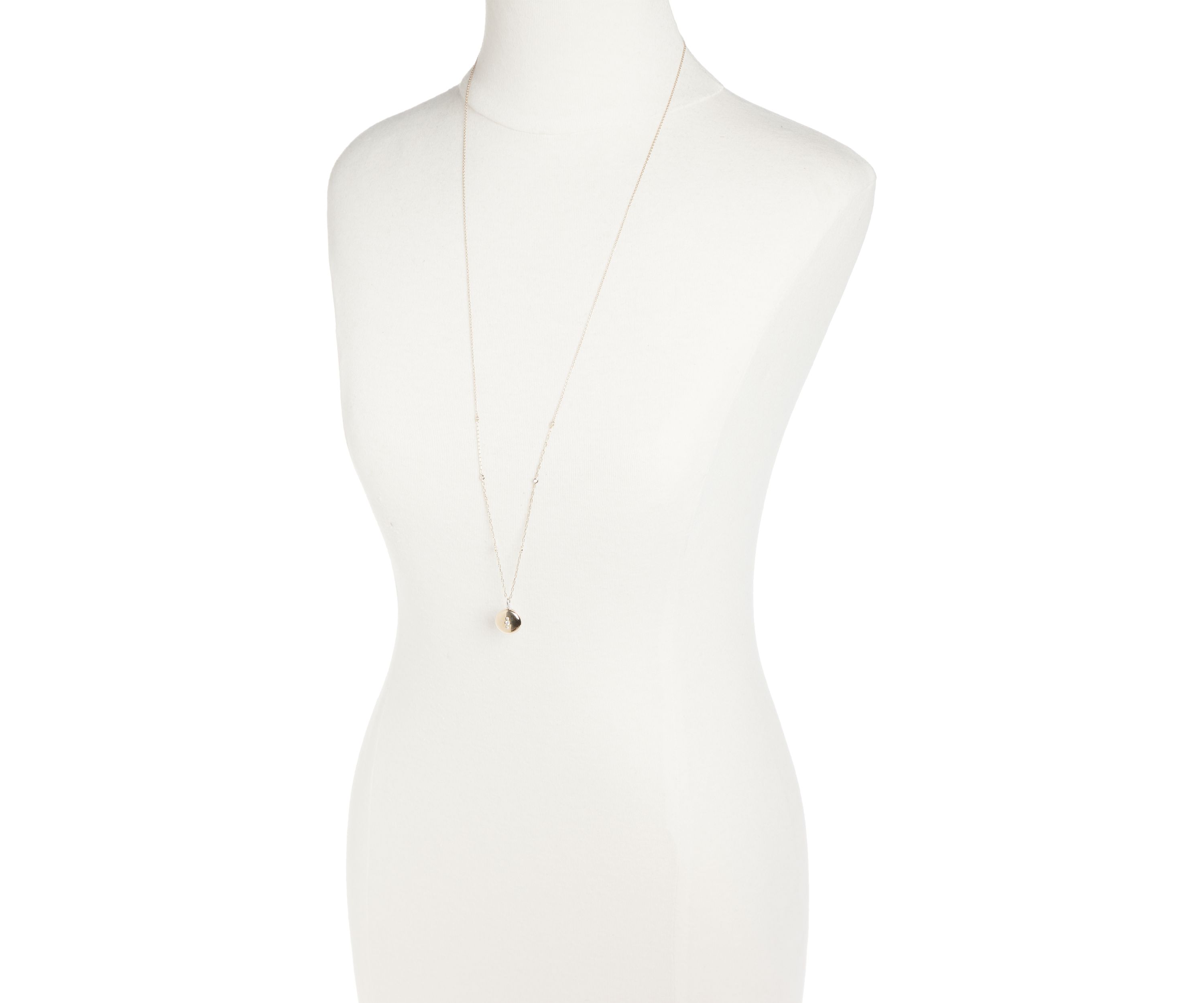 2 Way Circle Pendant Necklace