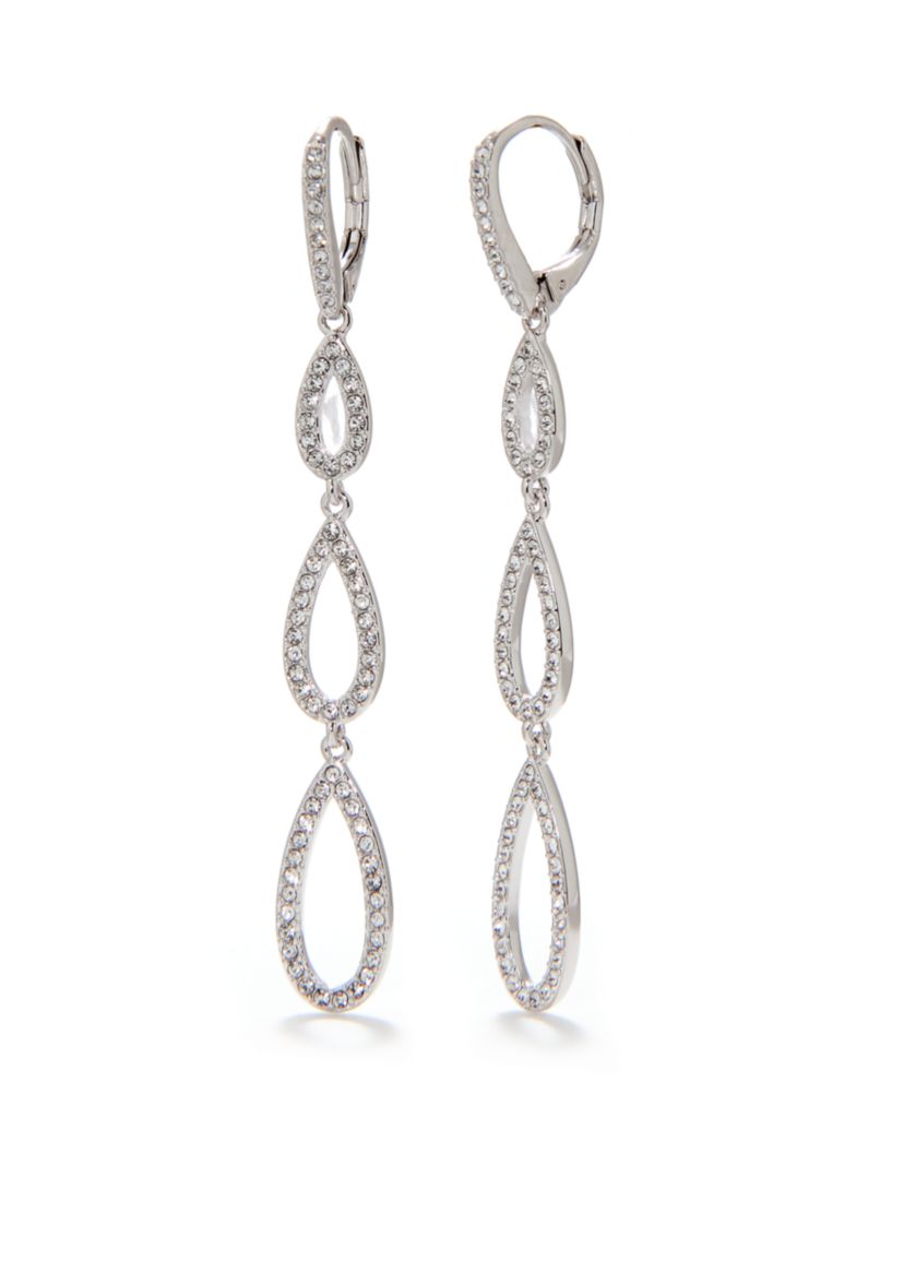 3 Tiered Drop Earrings
