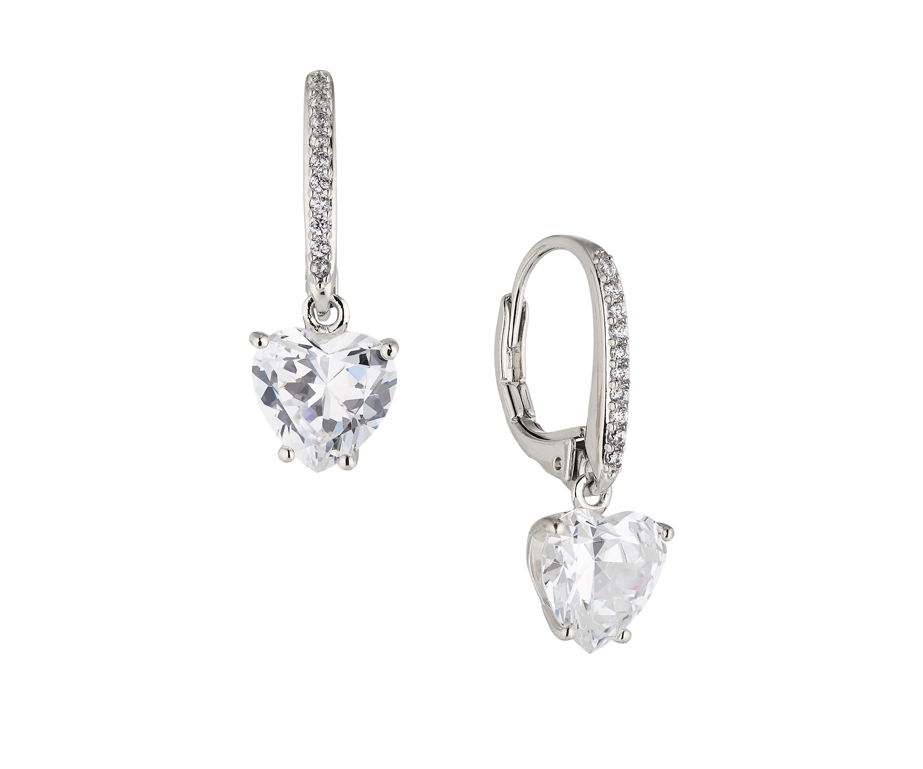 Modern Love Heart Shaped Earrings