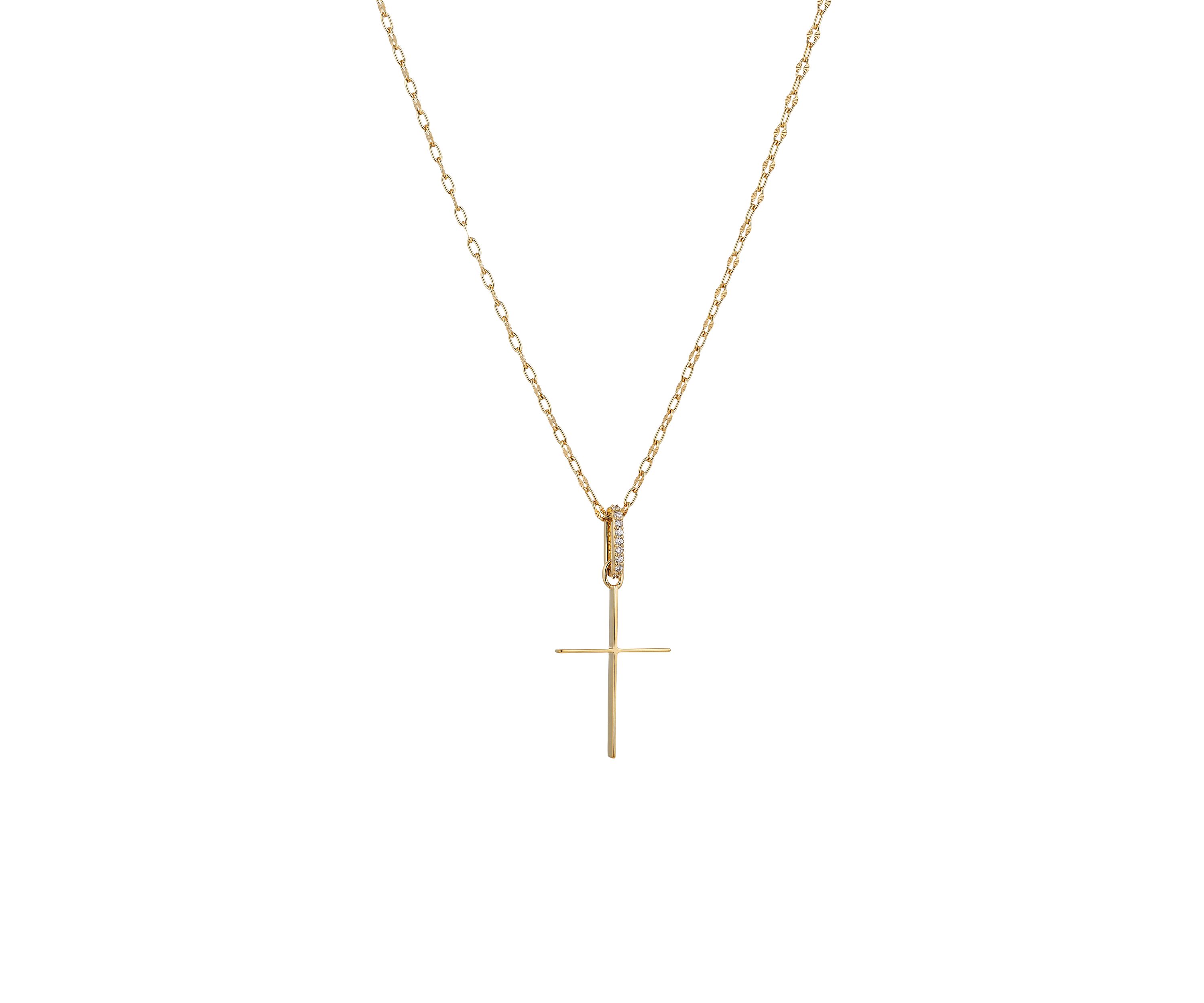 Large Cross Pendant Necklace