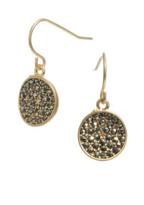 Kenneth Cole Small Gold-Tone Hammered Stud Earrings | belk