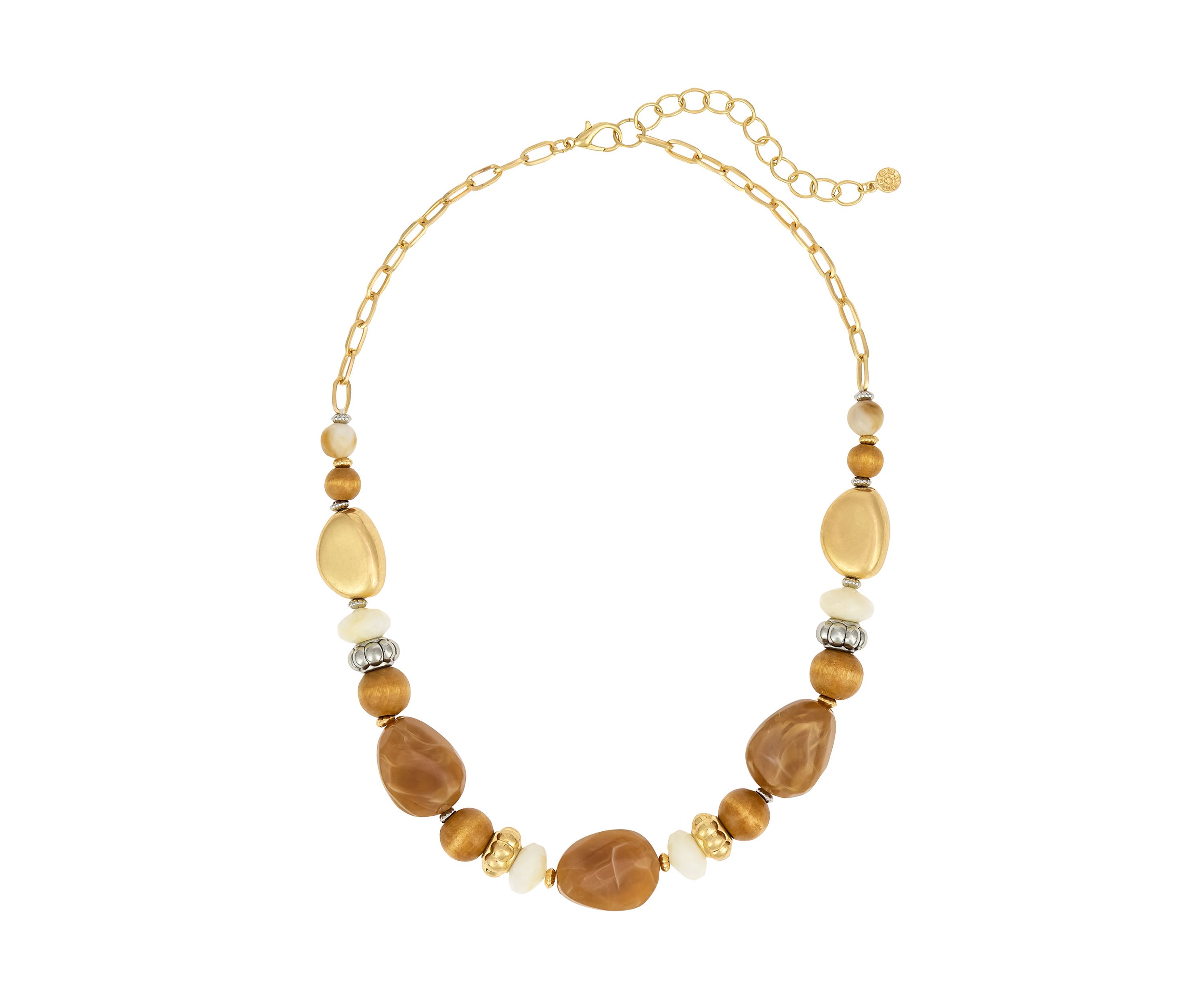Natural Chunky Bead Necklace