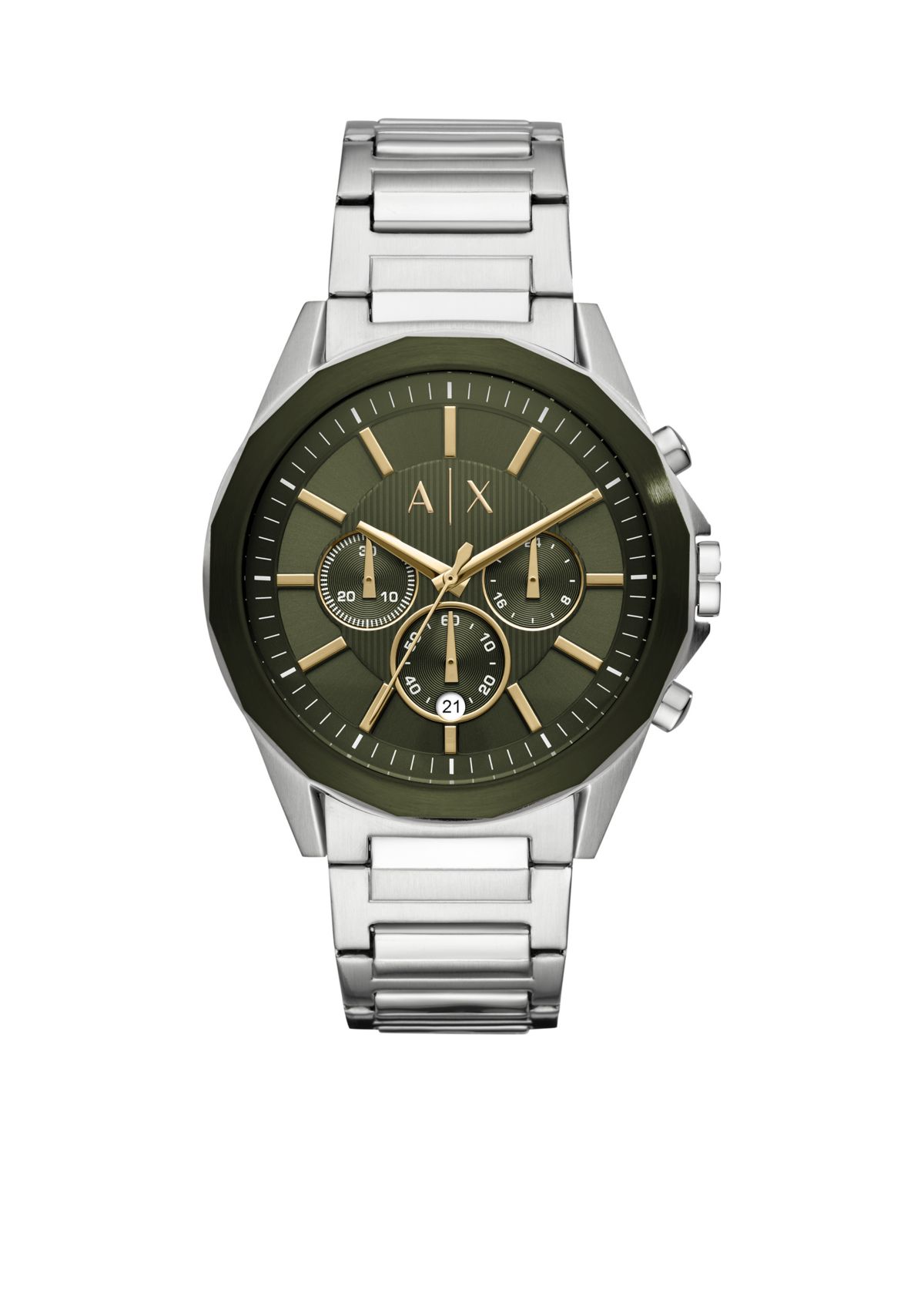 Mens Stainless Steel Chronograph Watch