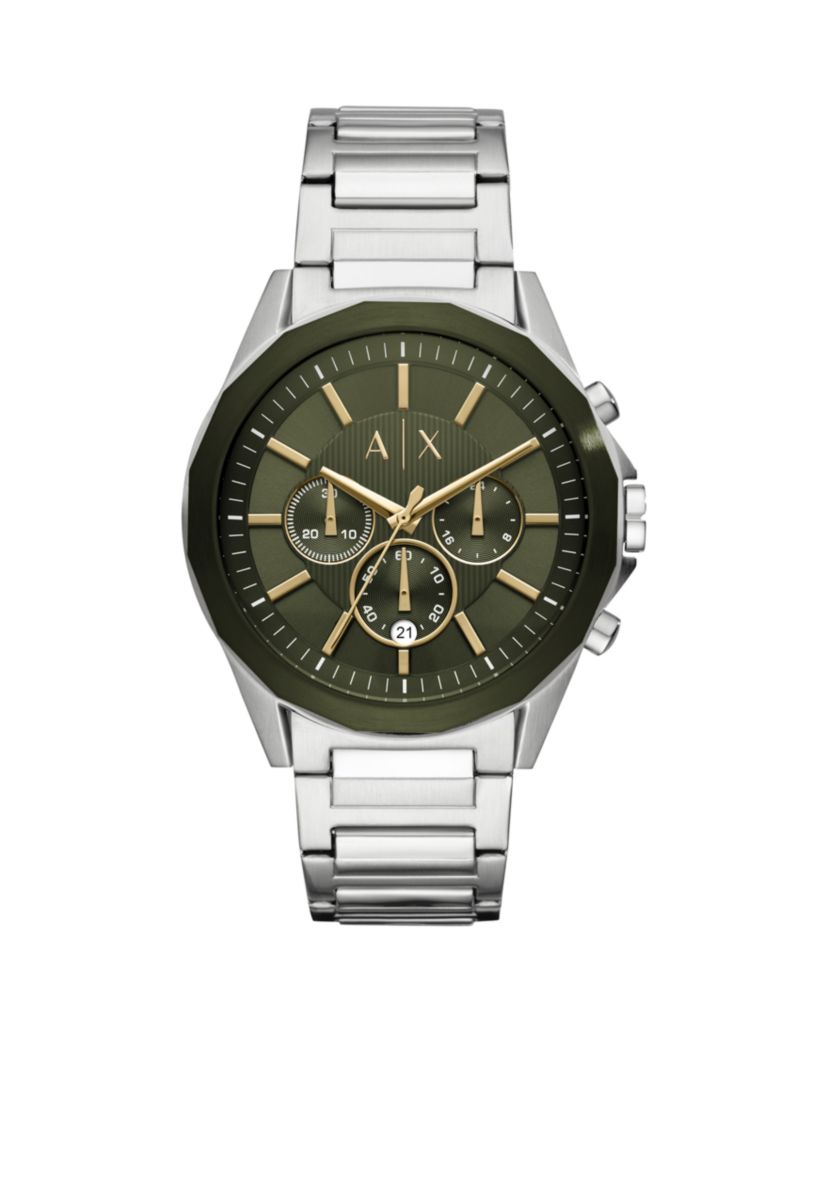 Mens Stainless Steel Chronograph Watch