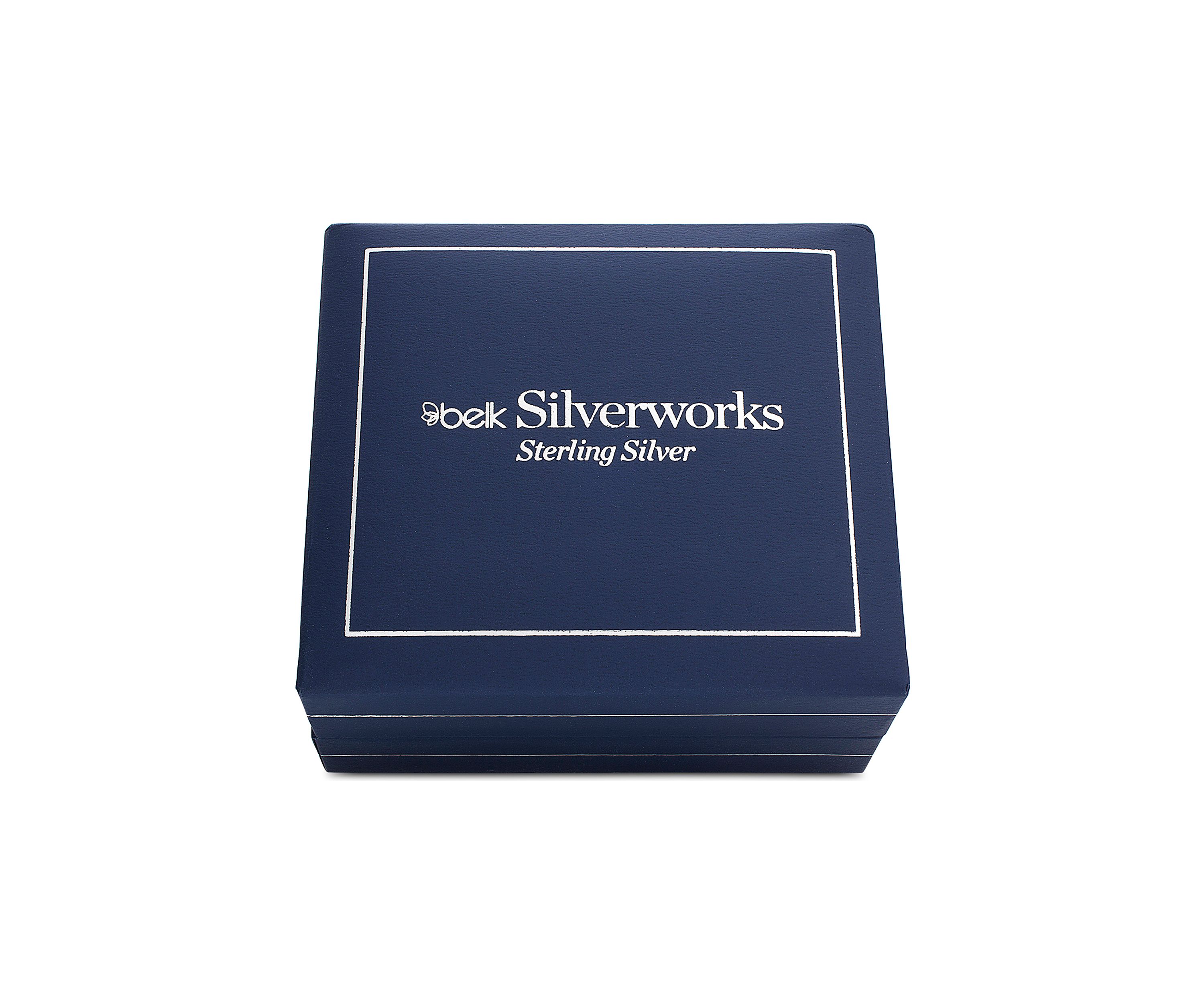 Sterling Silver Round Cubic Zirconia Ring Set
