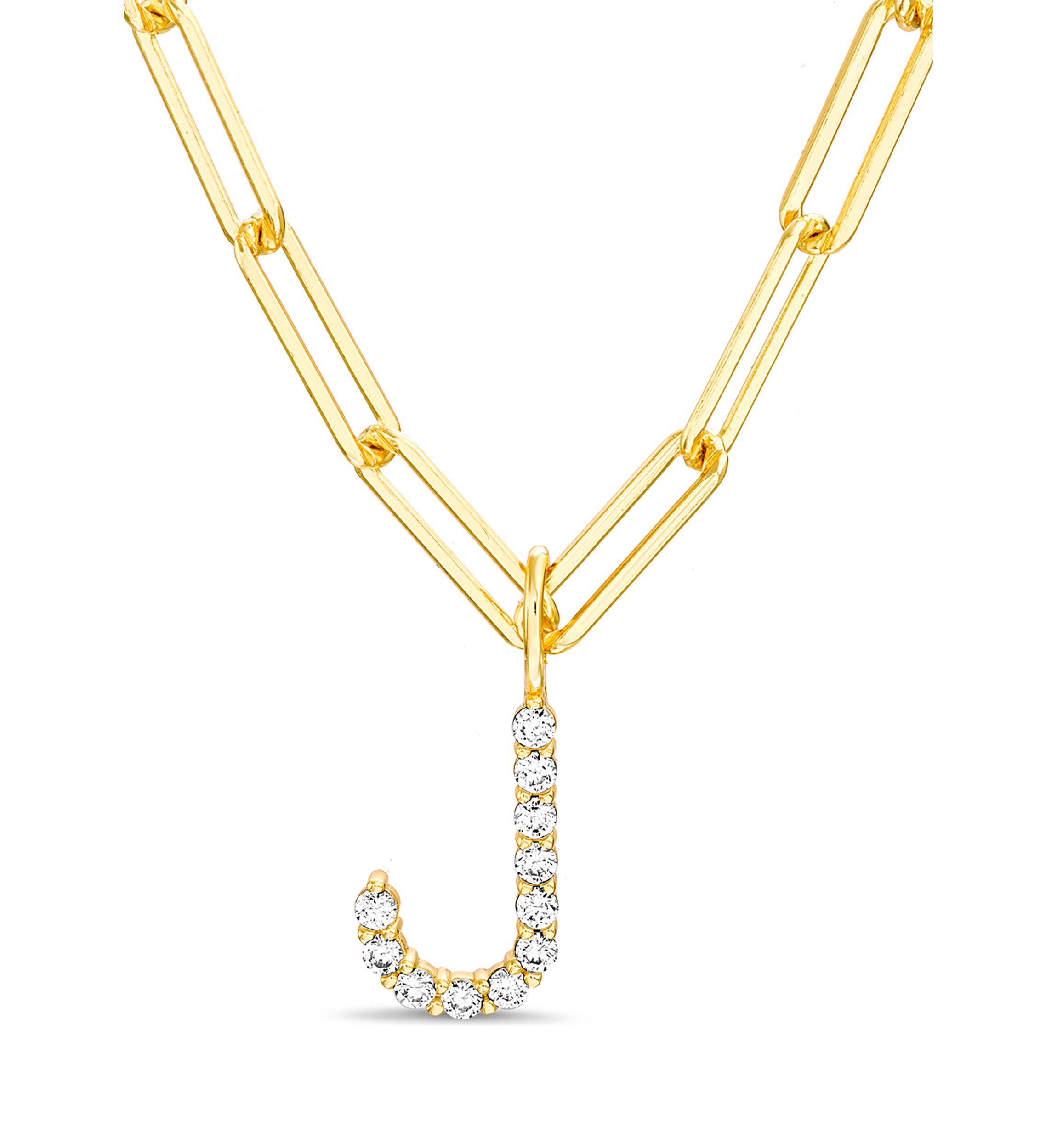 Gold Plated Initial Necklace