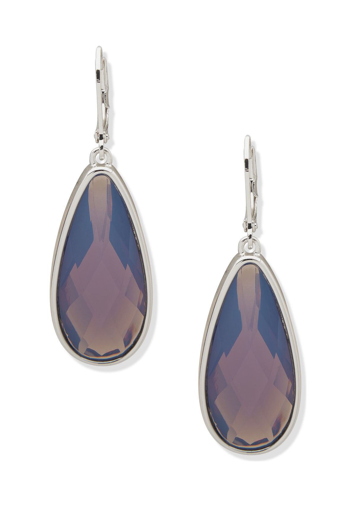Teardrop Lever Back Earrings