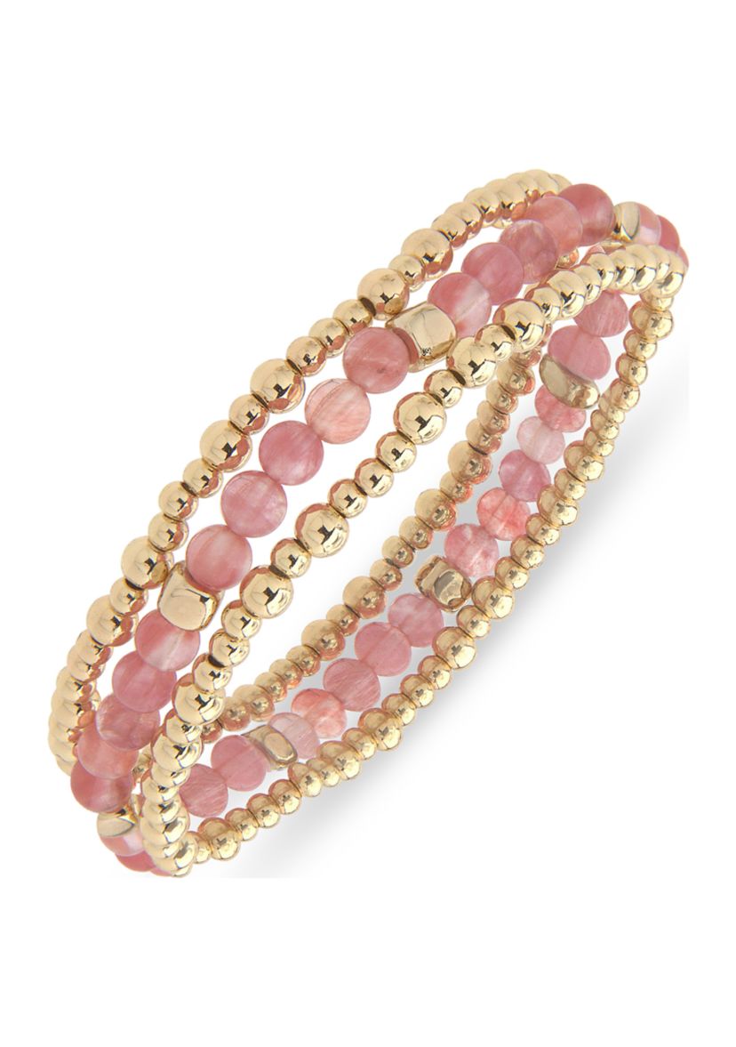   Set of 3 Stretch Bracelet - Boxed 