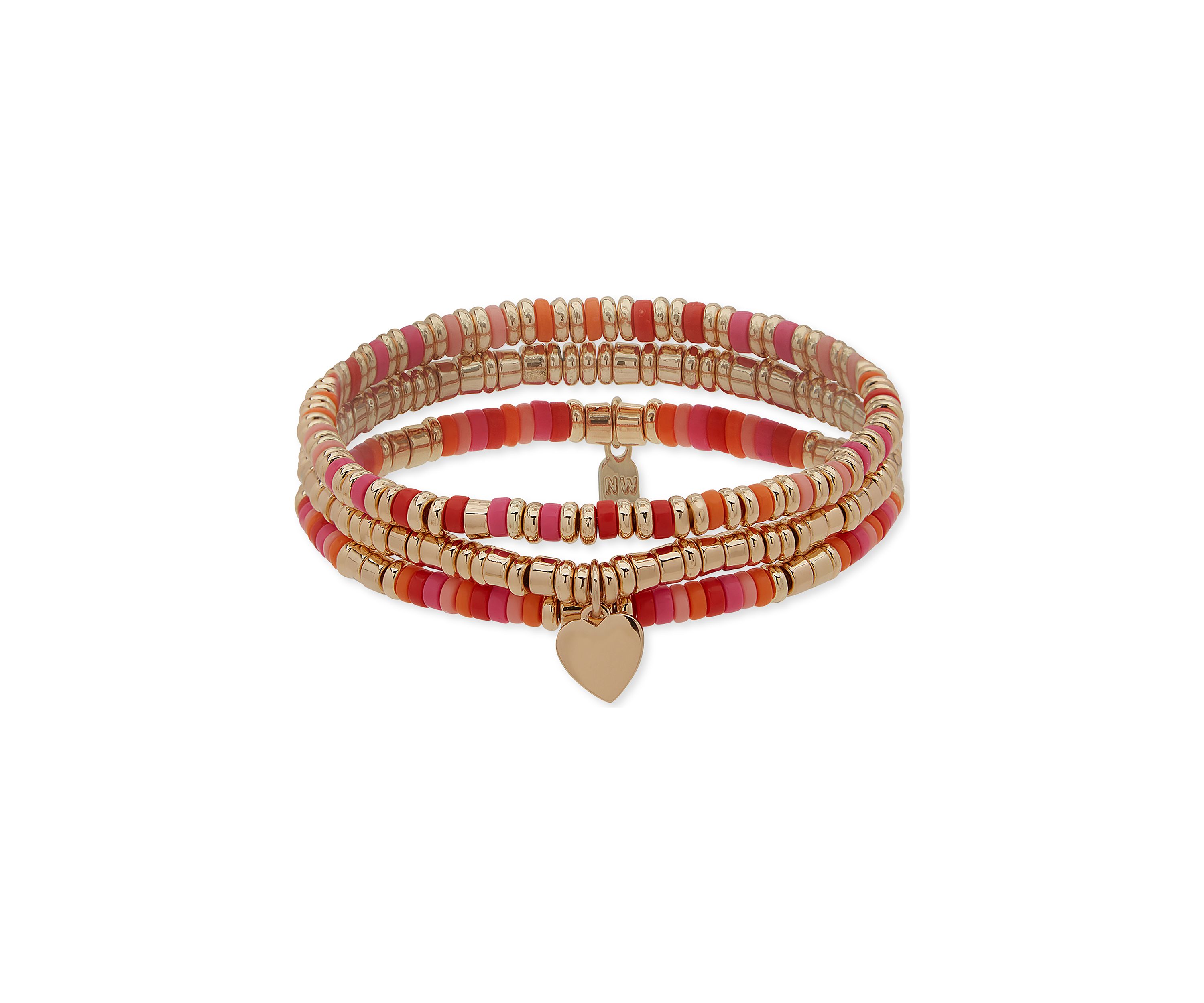Multi Color Bead Stretch Bracelet Set