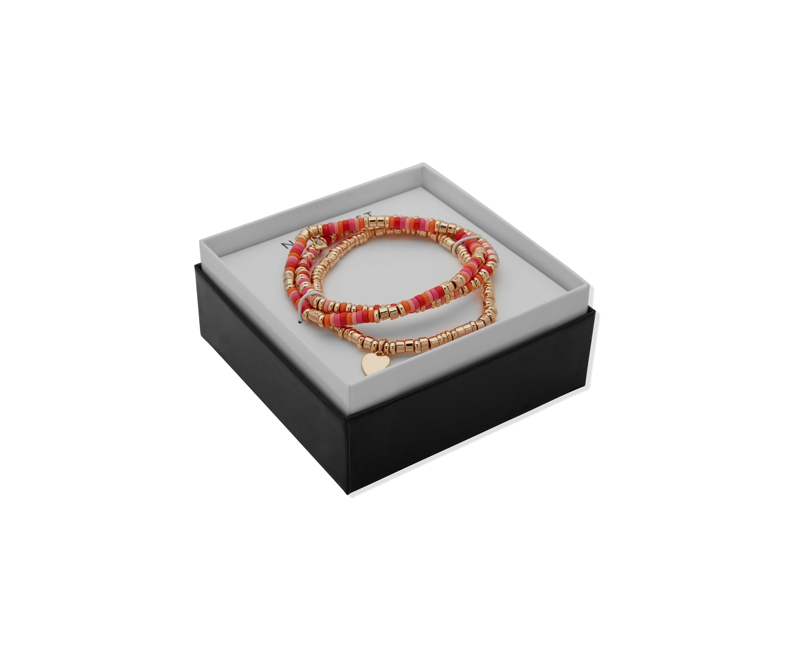 Multi Color Bead Stretch Bracelet Set
