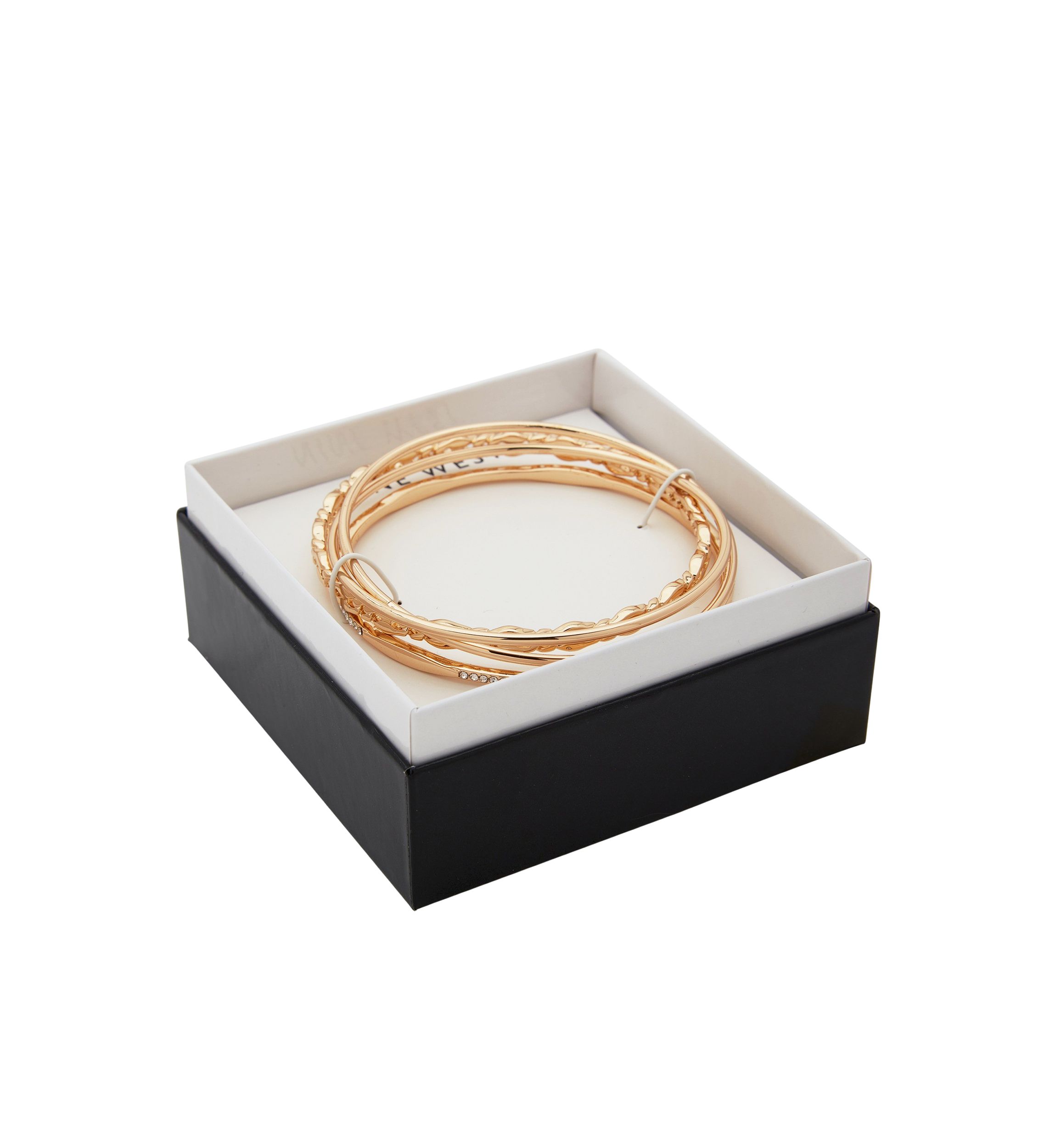 Crystal Bangle Bracelets Set