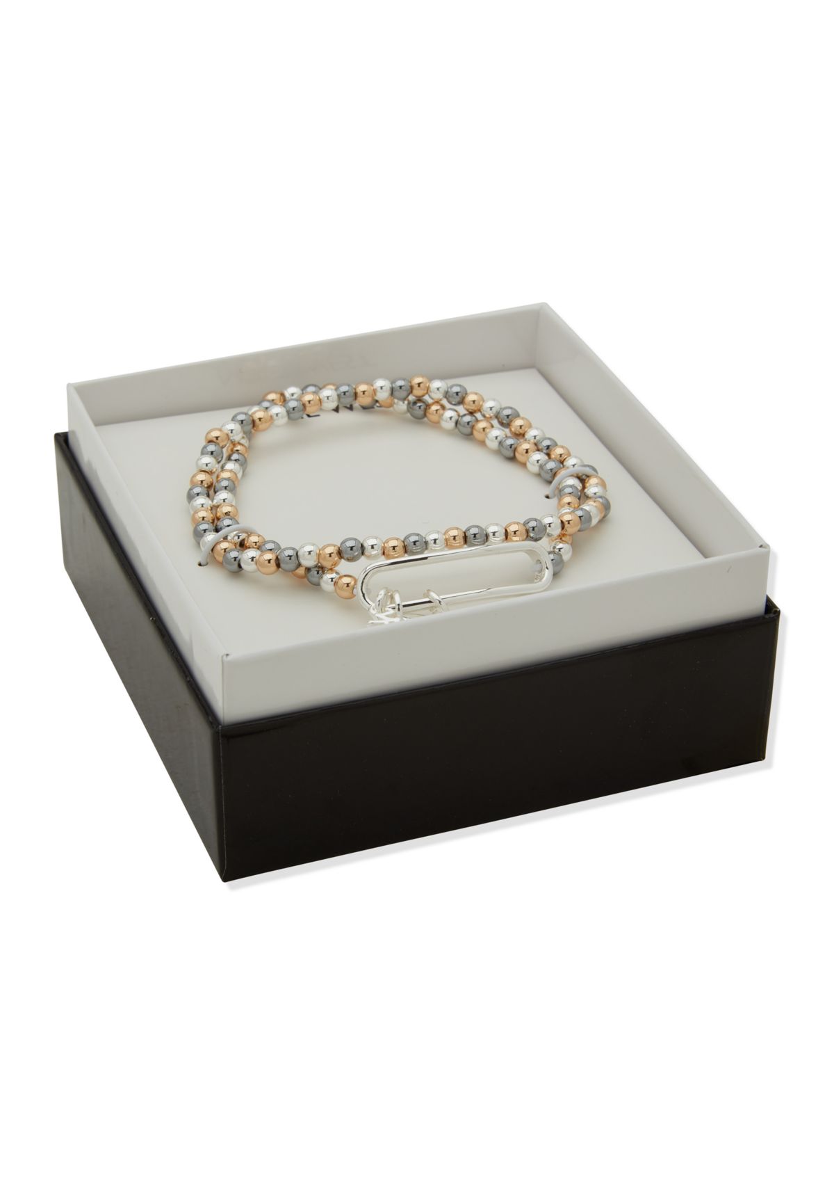 Multi Cross Charm Bracelet Set