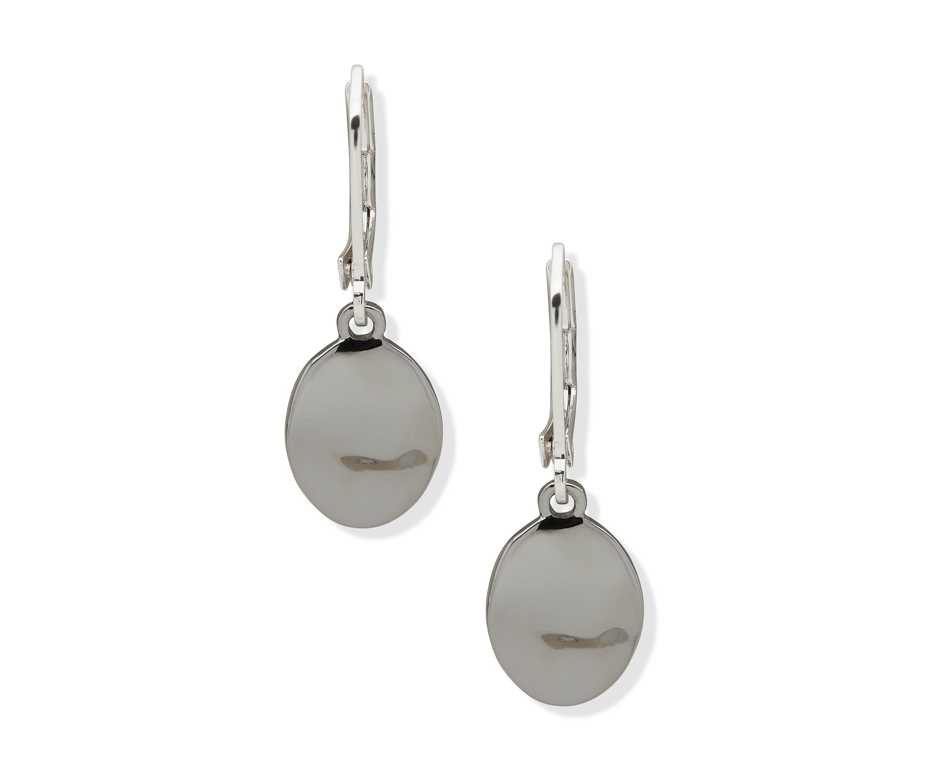 Two Tone Wavy Drop Earrings