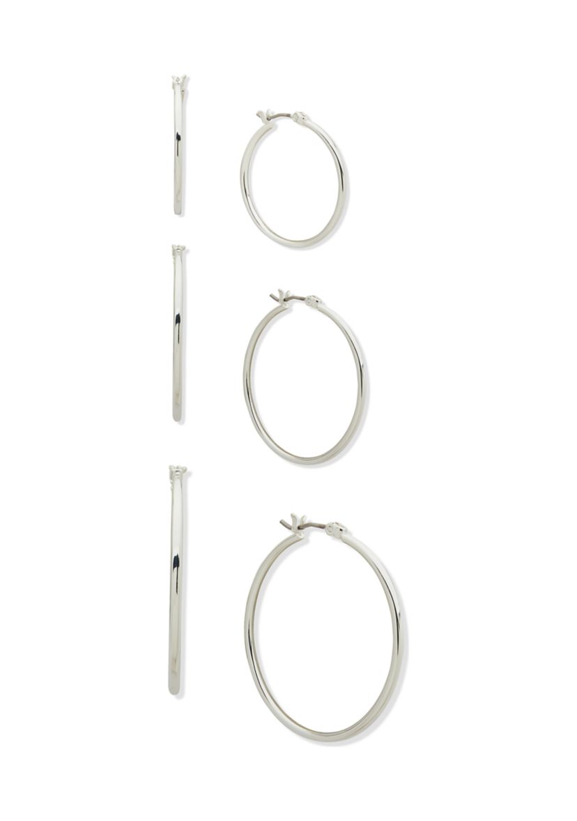 Multi Hoop Trio Earring Set
