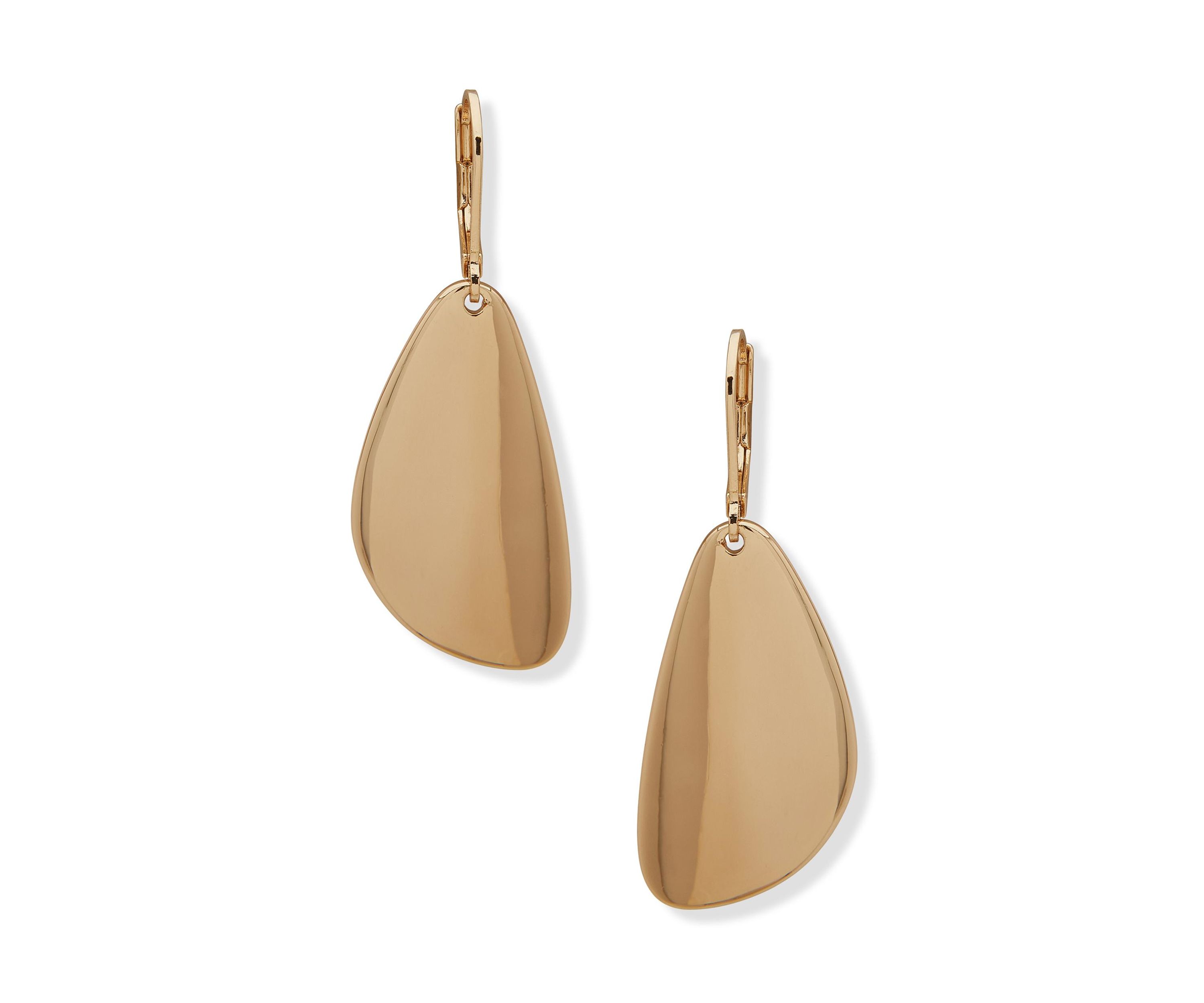 Gold Tone Drop Earrings