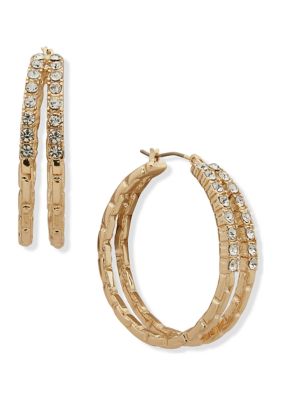 Nine West 38mm Split Hoop Earrings