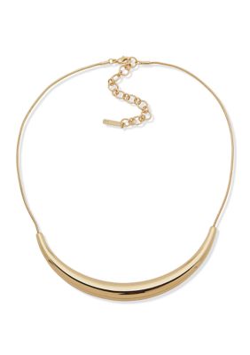 Gold Tone Collar Necklace