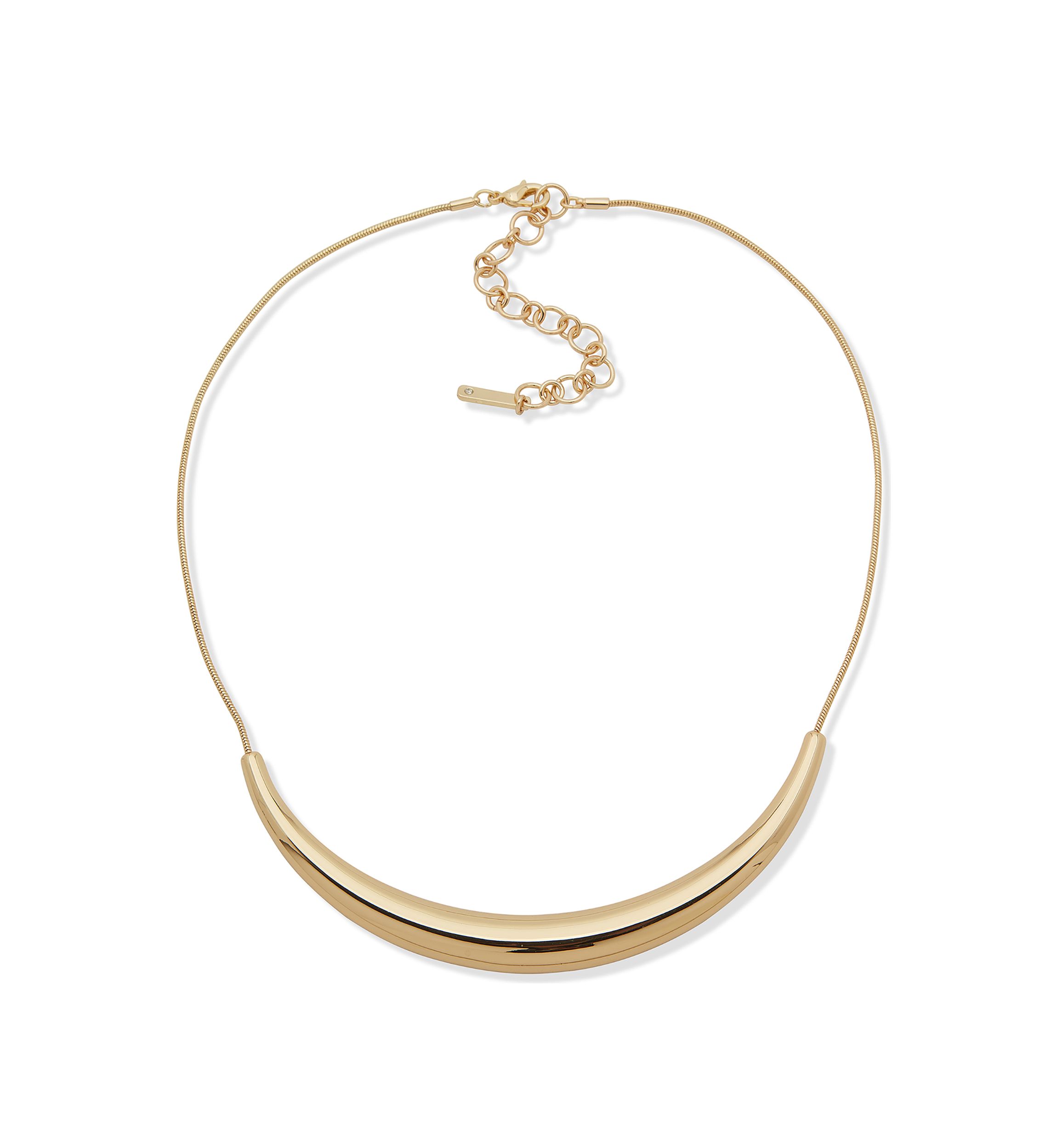 Gold Tone Collar Necklace