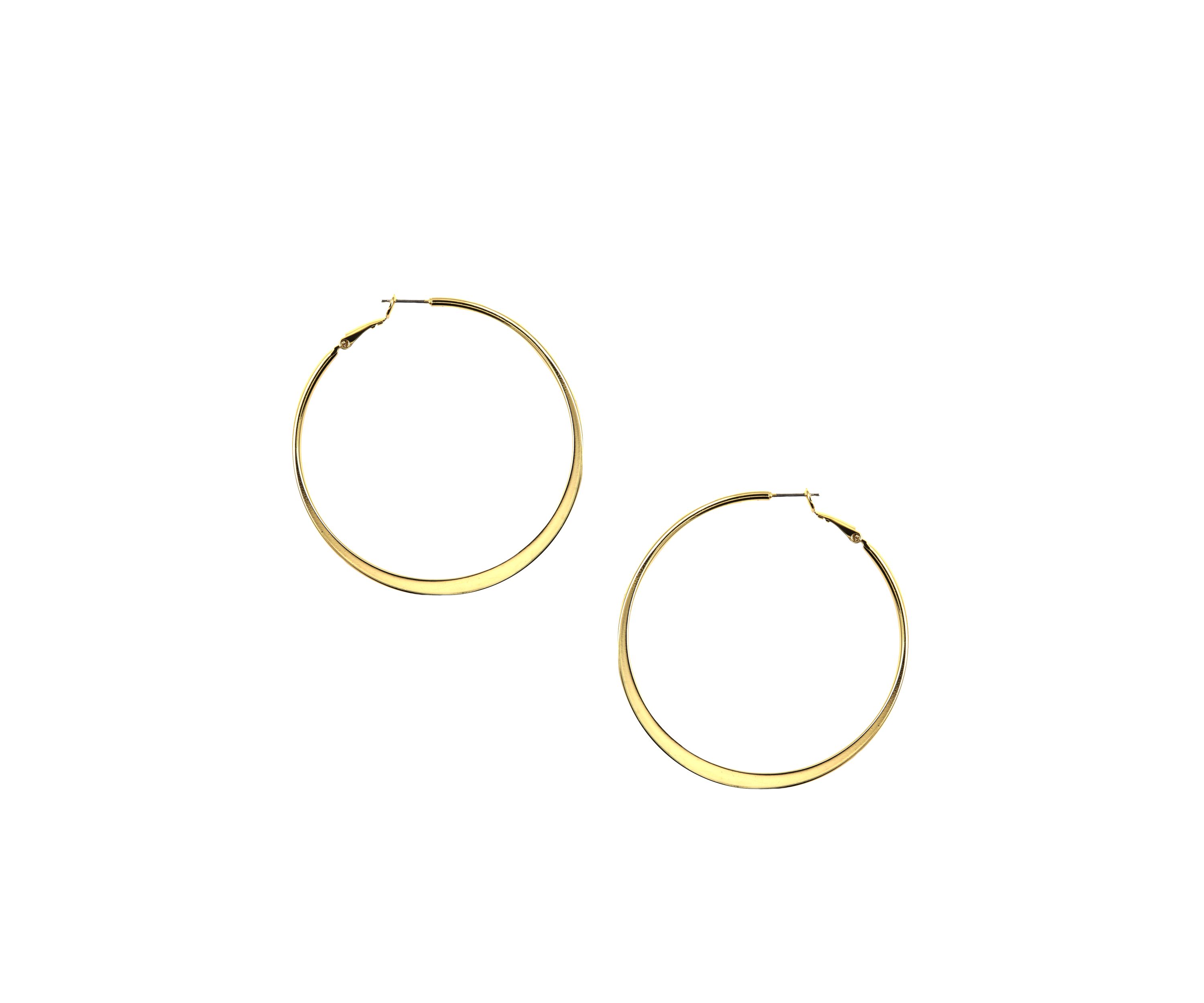 Pierced Hoop Earrings
