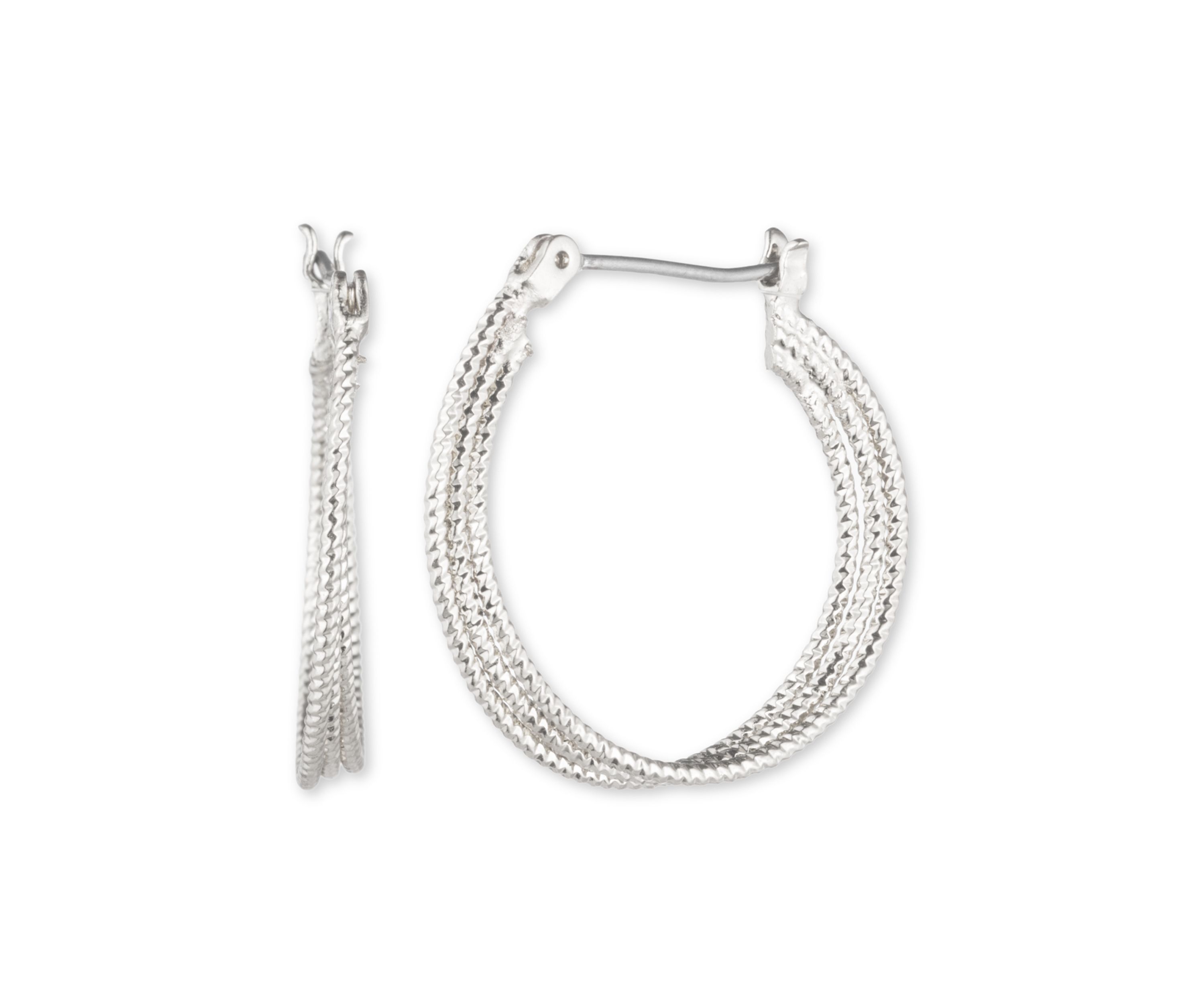  Heavy Metal Ears Medium Hoop Earrings