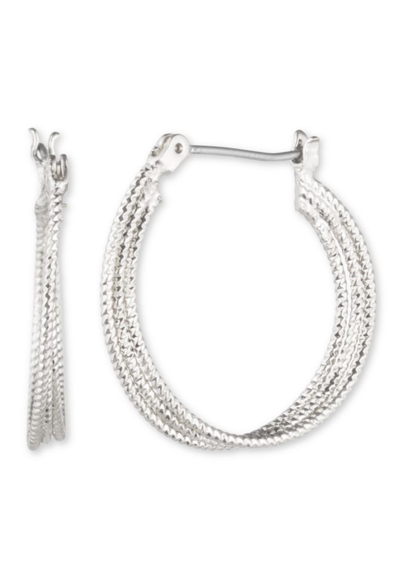  Heavy Metal Ears Medium Hoop Earrings