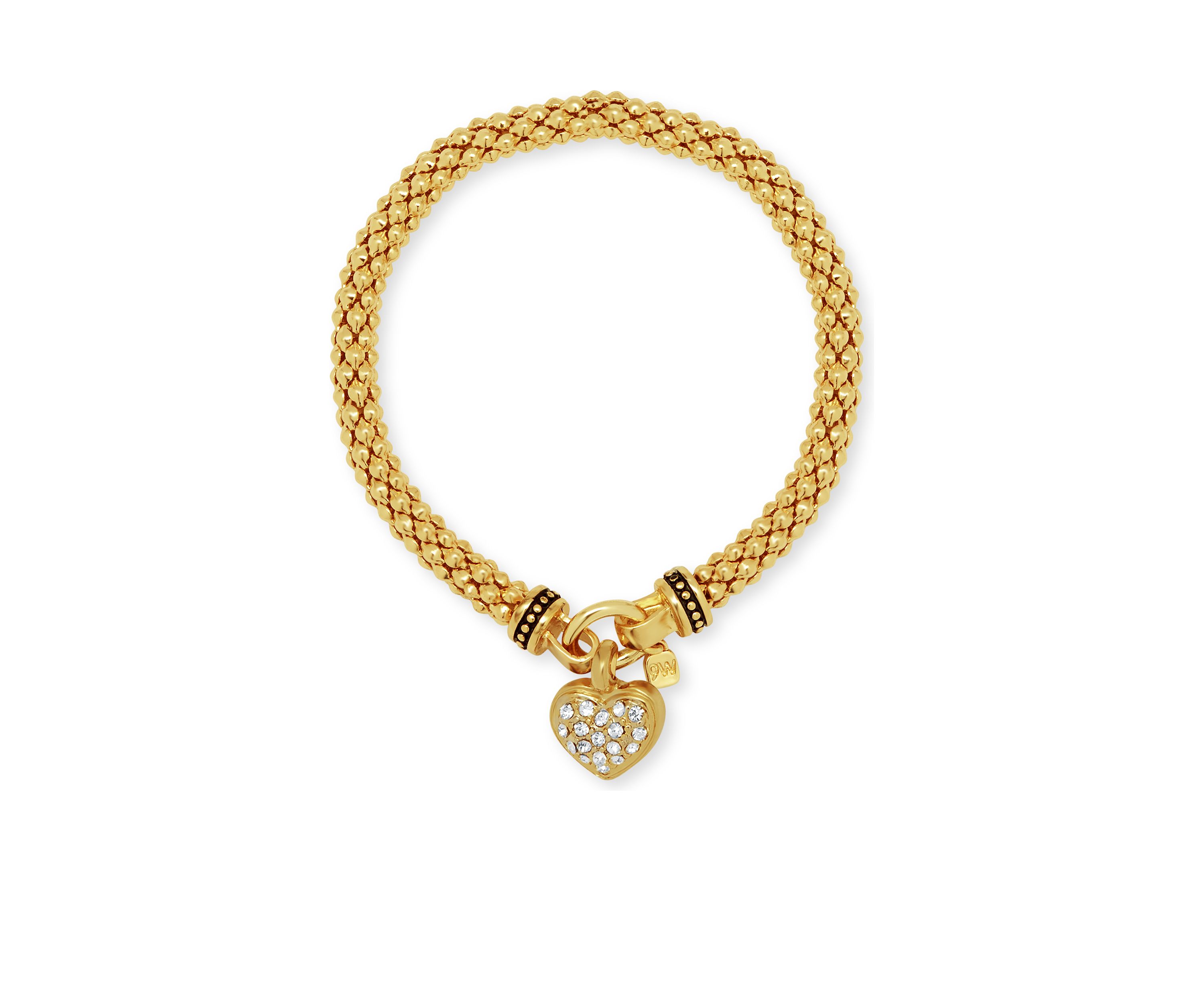Pavé Heart Stretch Bracelet - Boxed