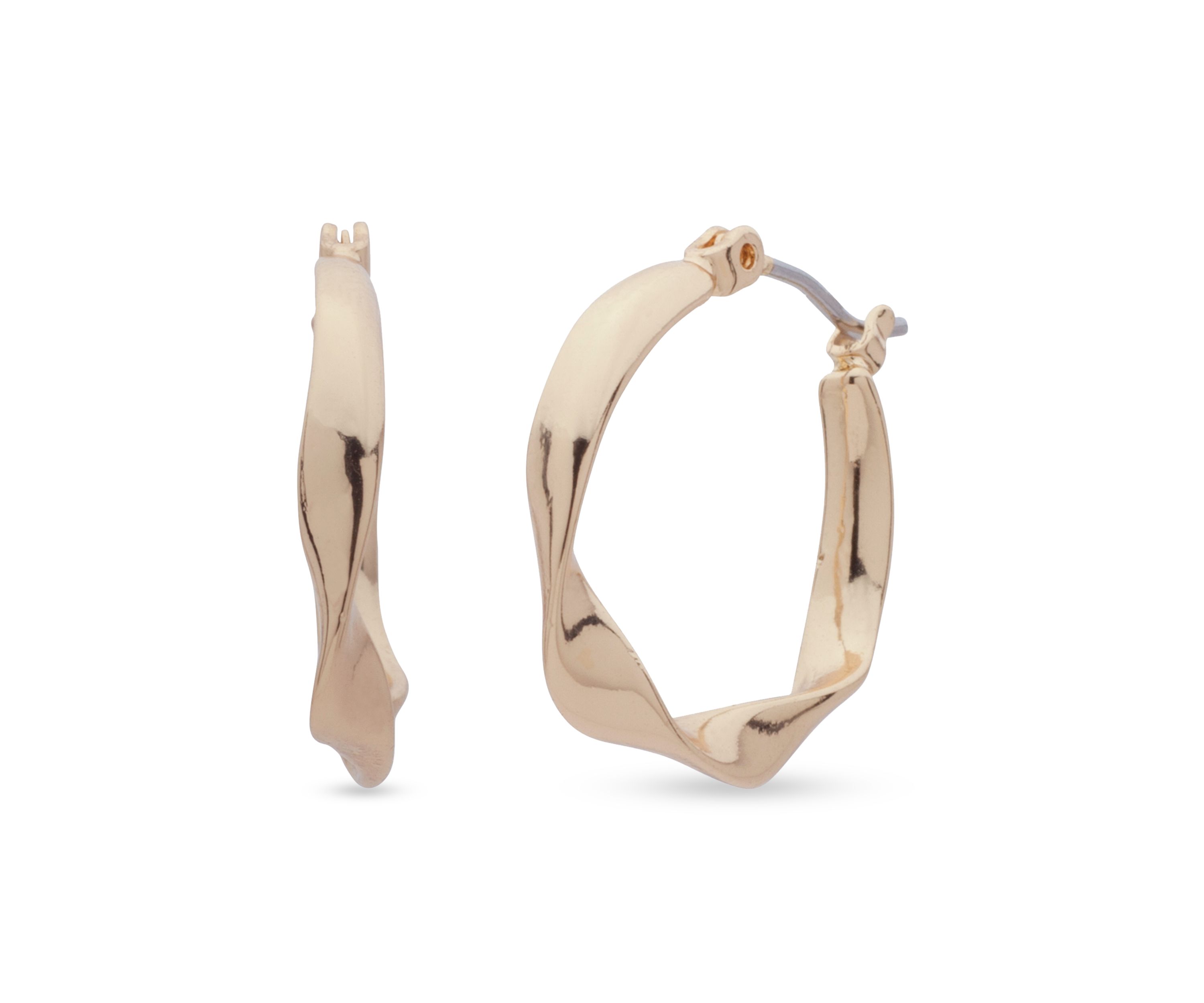 With A Twist Hoop Earrings