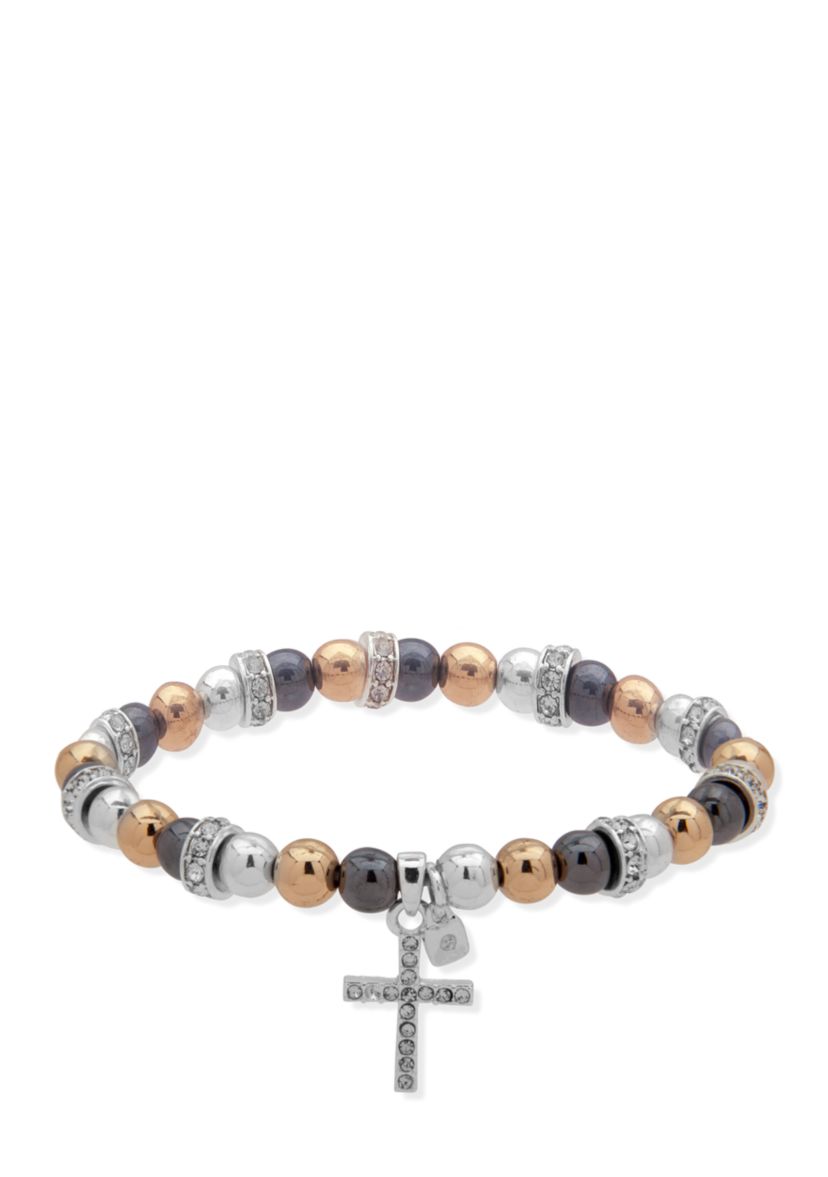 Cross Stretch Bracelet 