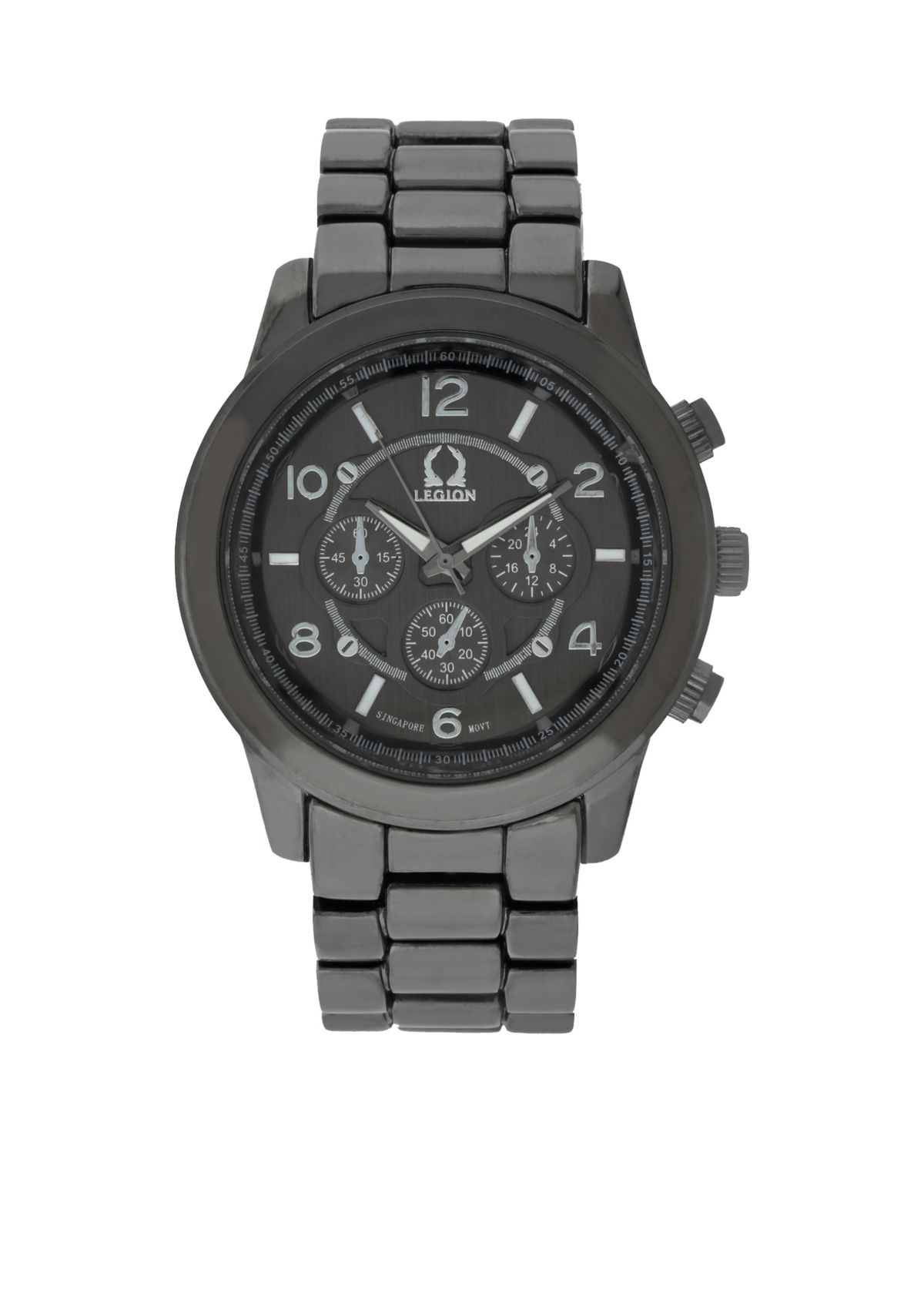 Gunmetal Link Watch