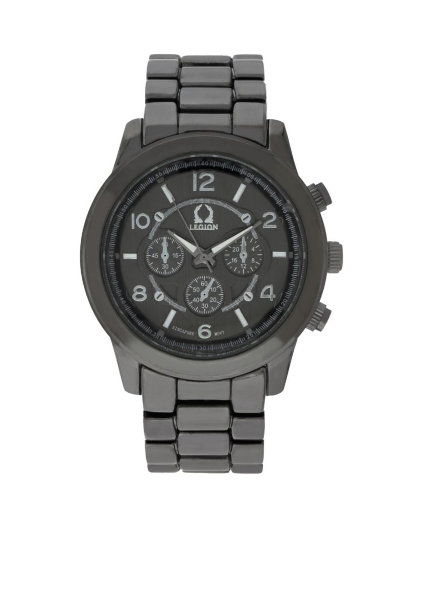 Gunmetal Link Watch