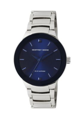 Geoffrey beene blue hot sale sapphire watch price